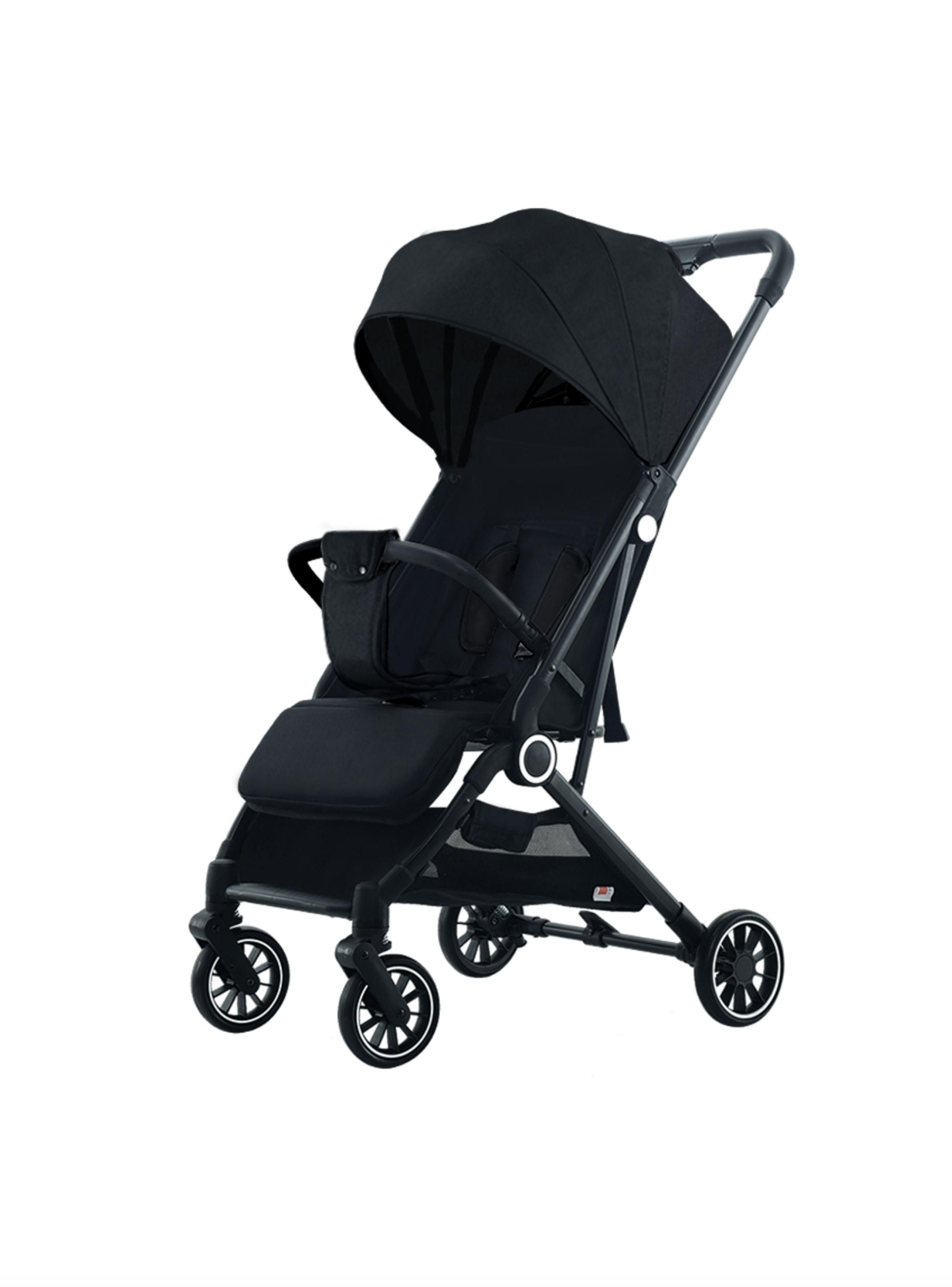 Coche de Paseo Últra Compacto LuBabycas Black-0