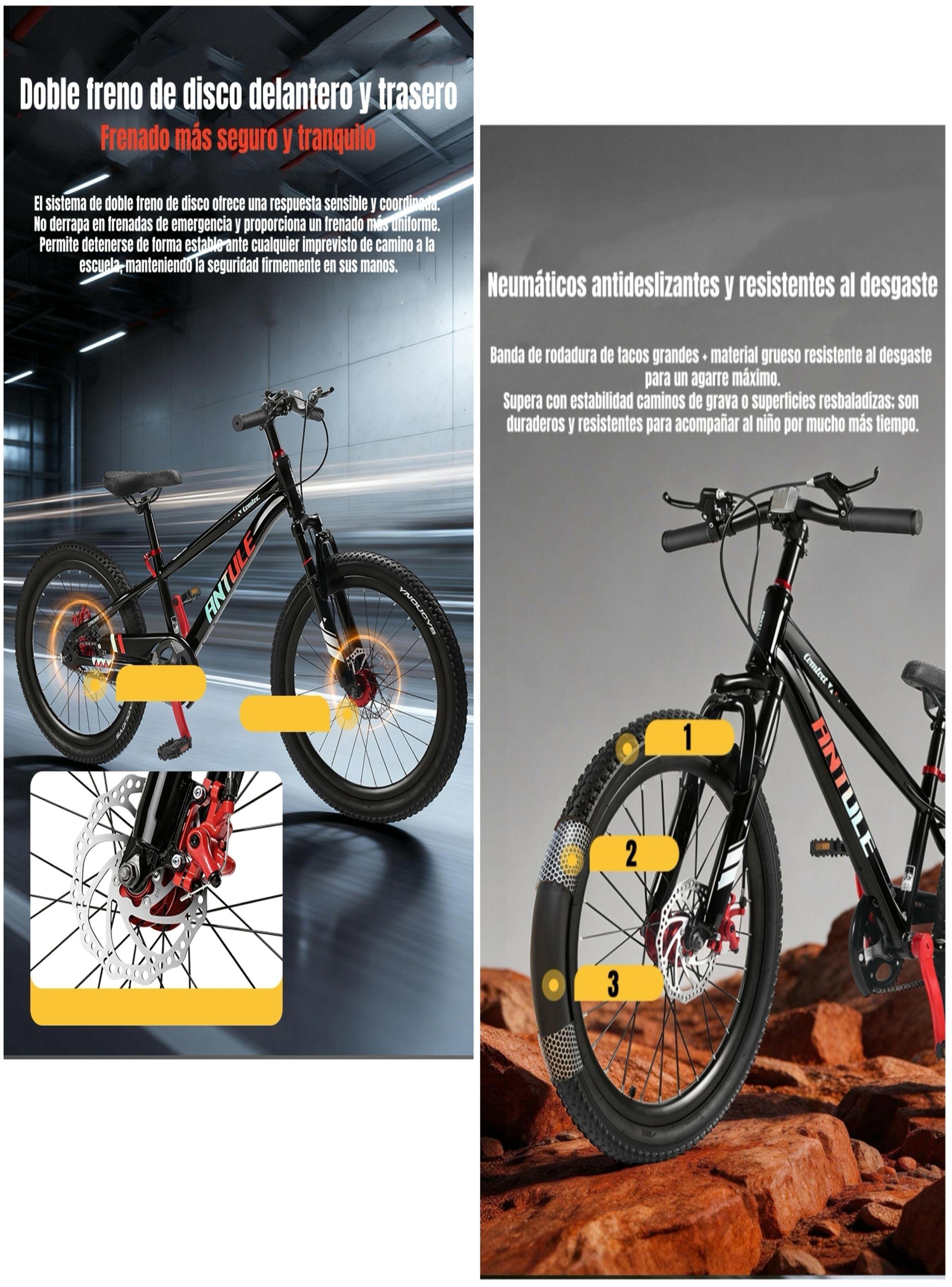 Bicicleta Infantil 6-9 Años Aro 18 Nexa LuBabycas-3