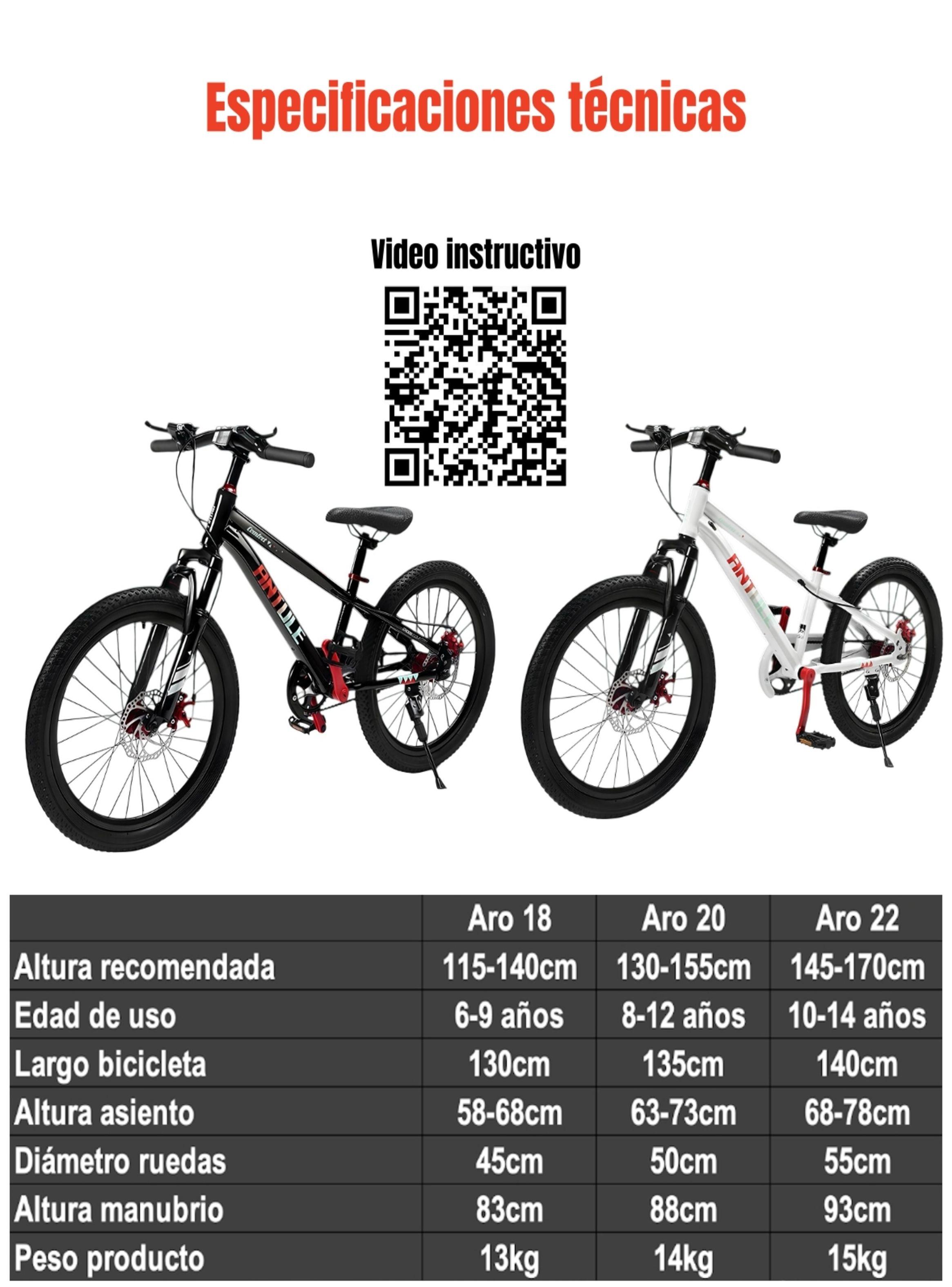 Bicicleta Infantil 6-9 Años Aro 18 Nexa LuBabycas-7