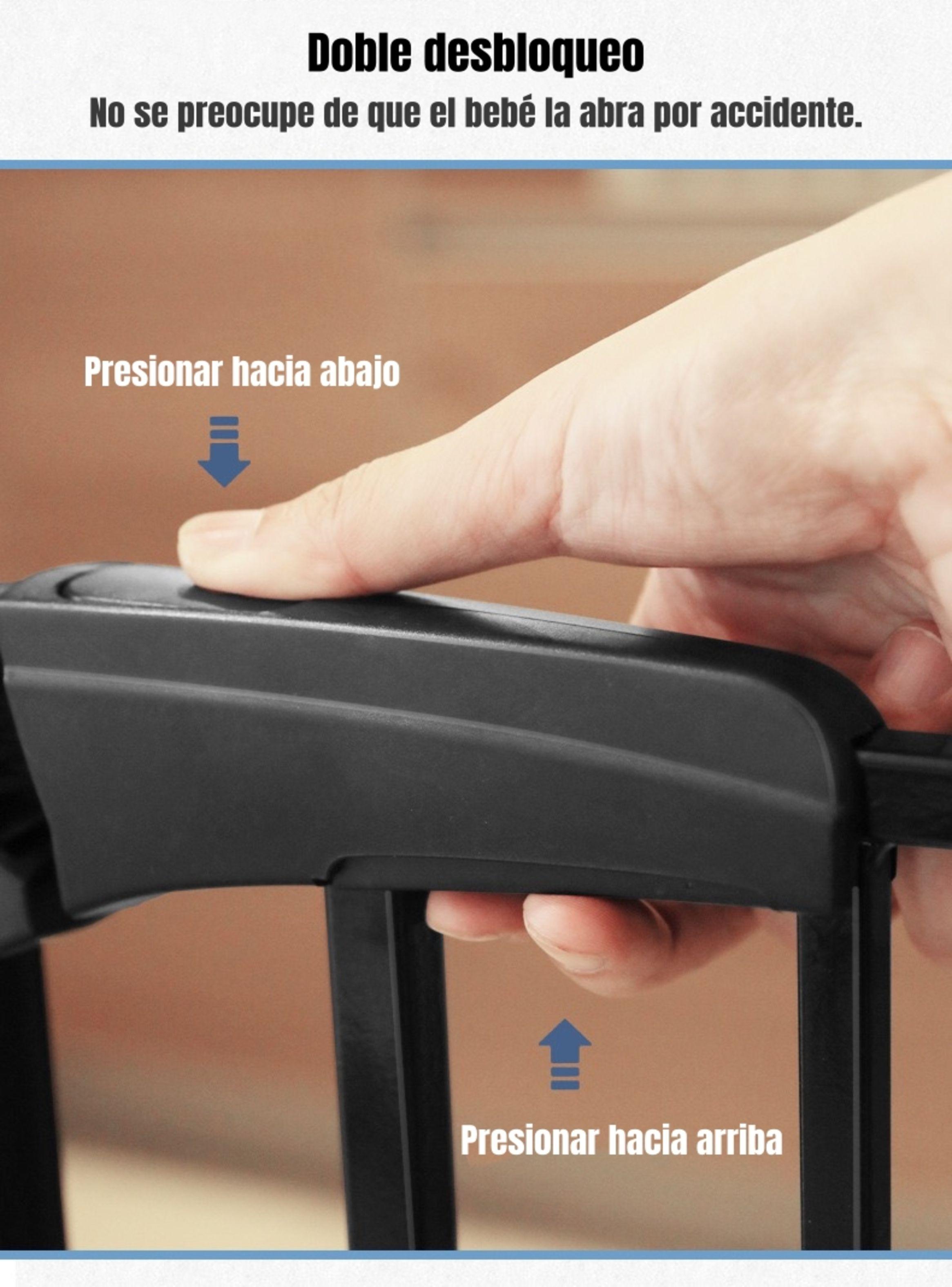 Puerta Seguridad Bebé Puertita Mascota 77-102cm LuBabycas-4