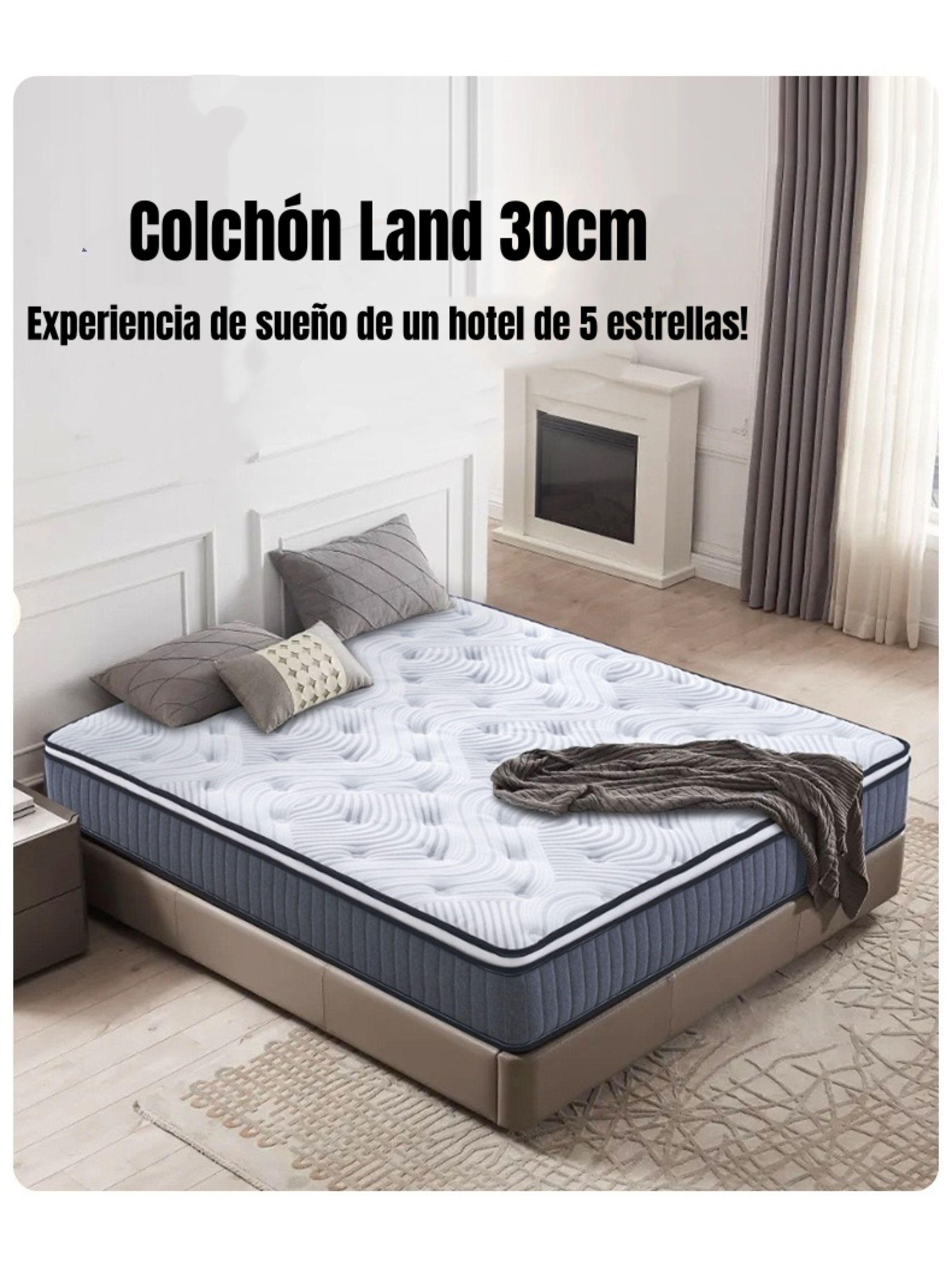 Colchón 2 Plazas Comprimido Land Pocket 150x200x30cm-2