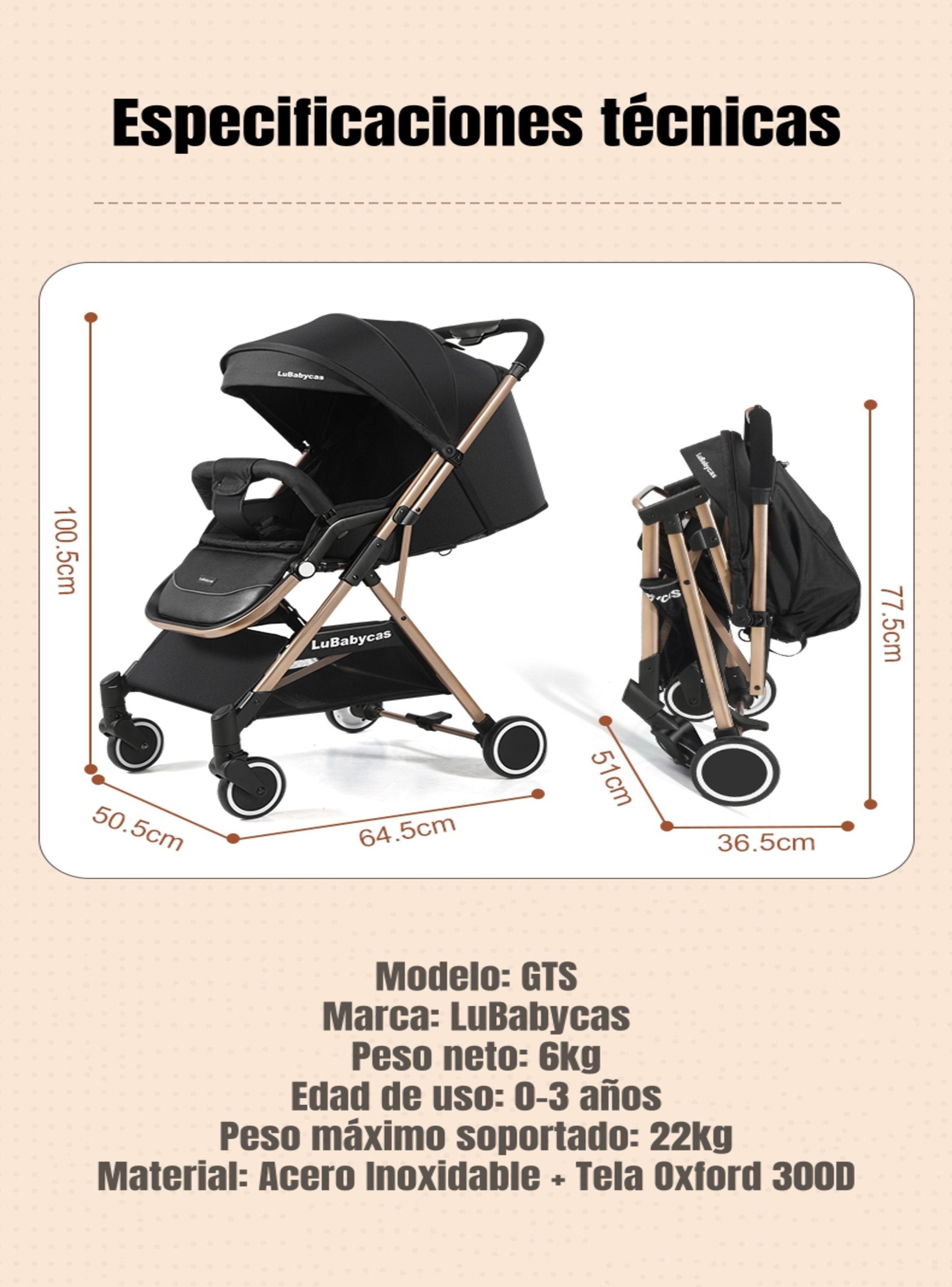 Coche De Paseo Últra Liviano 0-3 Años GTS LuBabycas-8