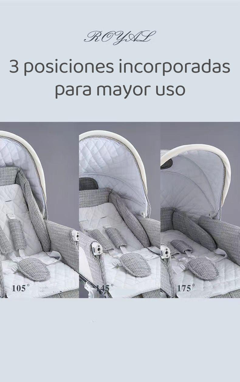 Coche Lujoso Royal De Coolbaby 2 Piezas Gris By Lubabycas-3