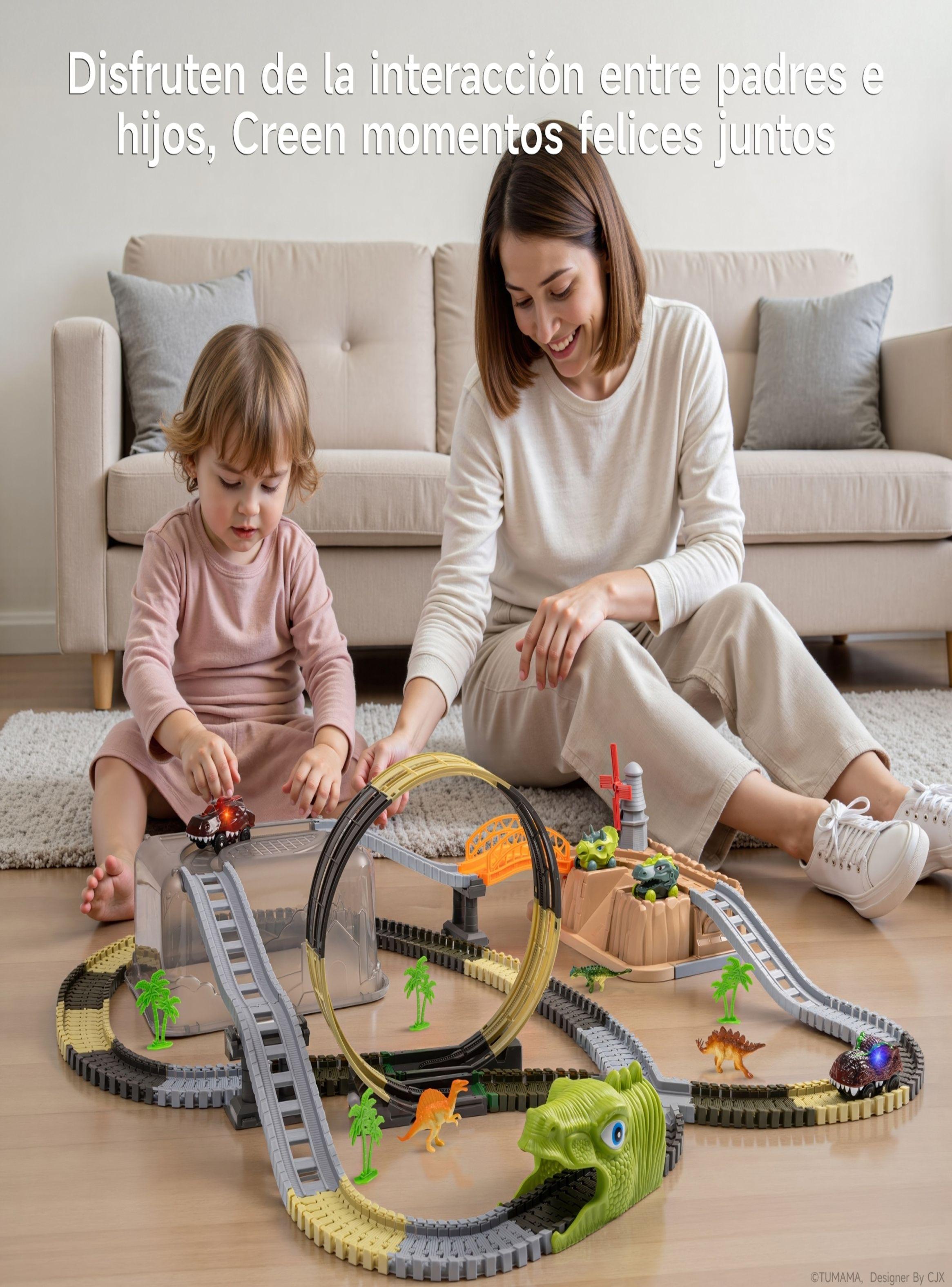 Juguete Didáctico Autopista Eléctrica Caja TM213 LuBabycas-3