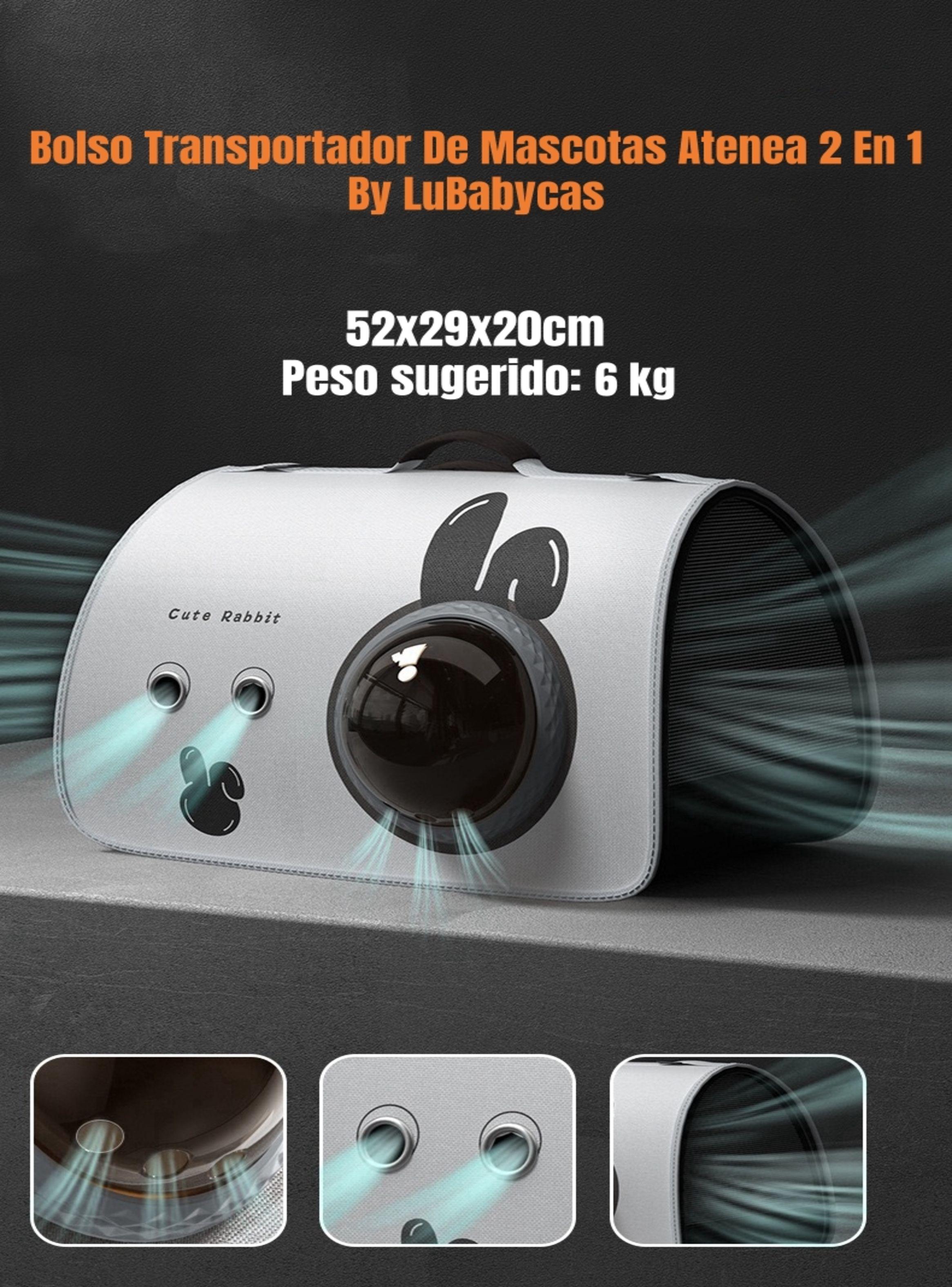 Bolso Transportador De Mascotas Atenea 2 En 1 By LuBabycas-2