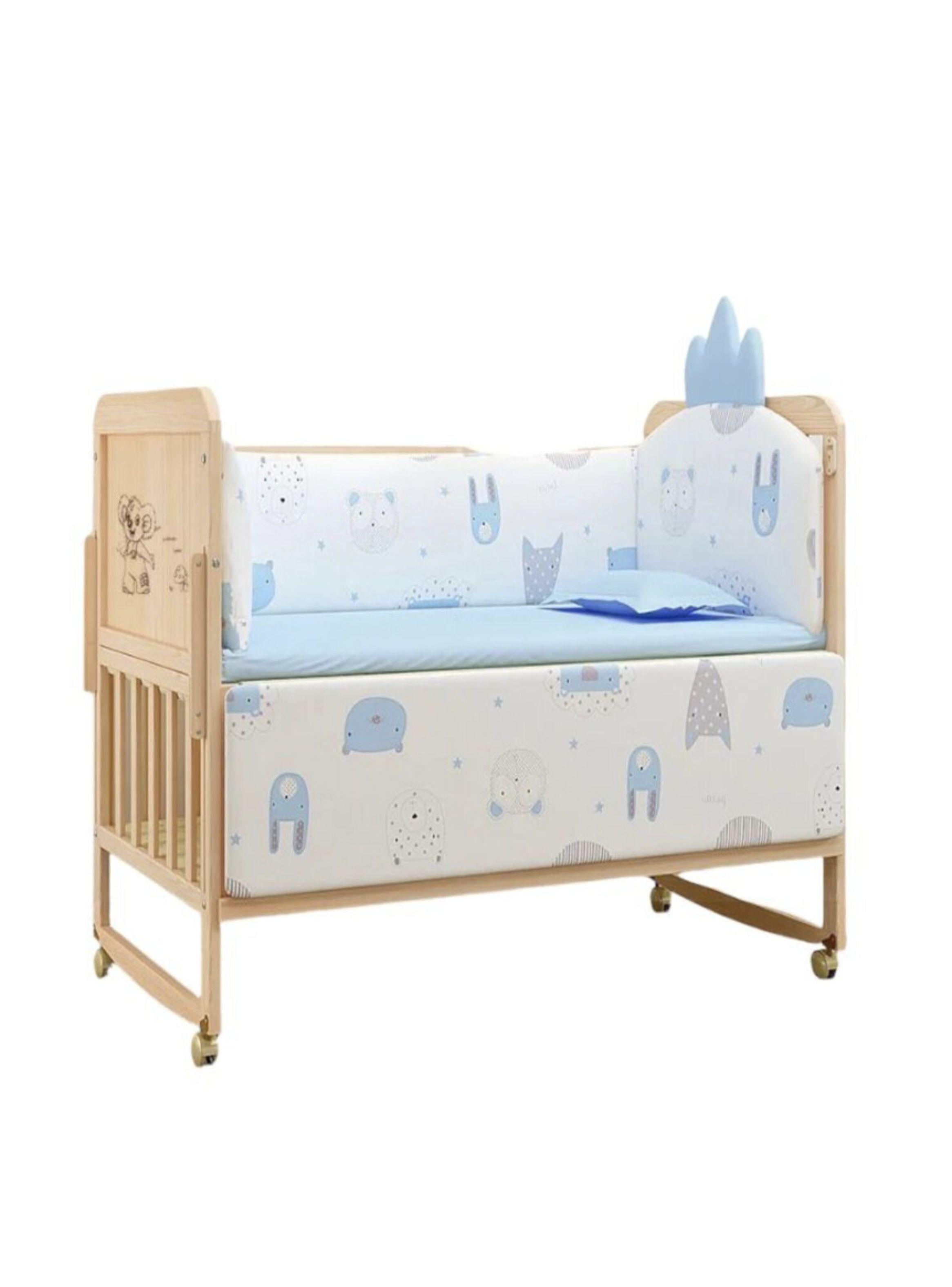 Cuna Colecho Madera Pack&Play LuBabycas Con Mudador-0