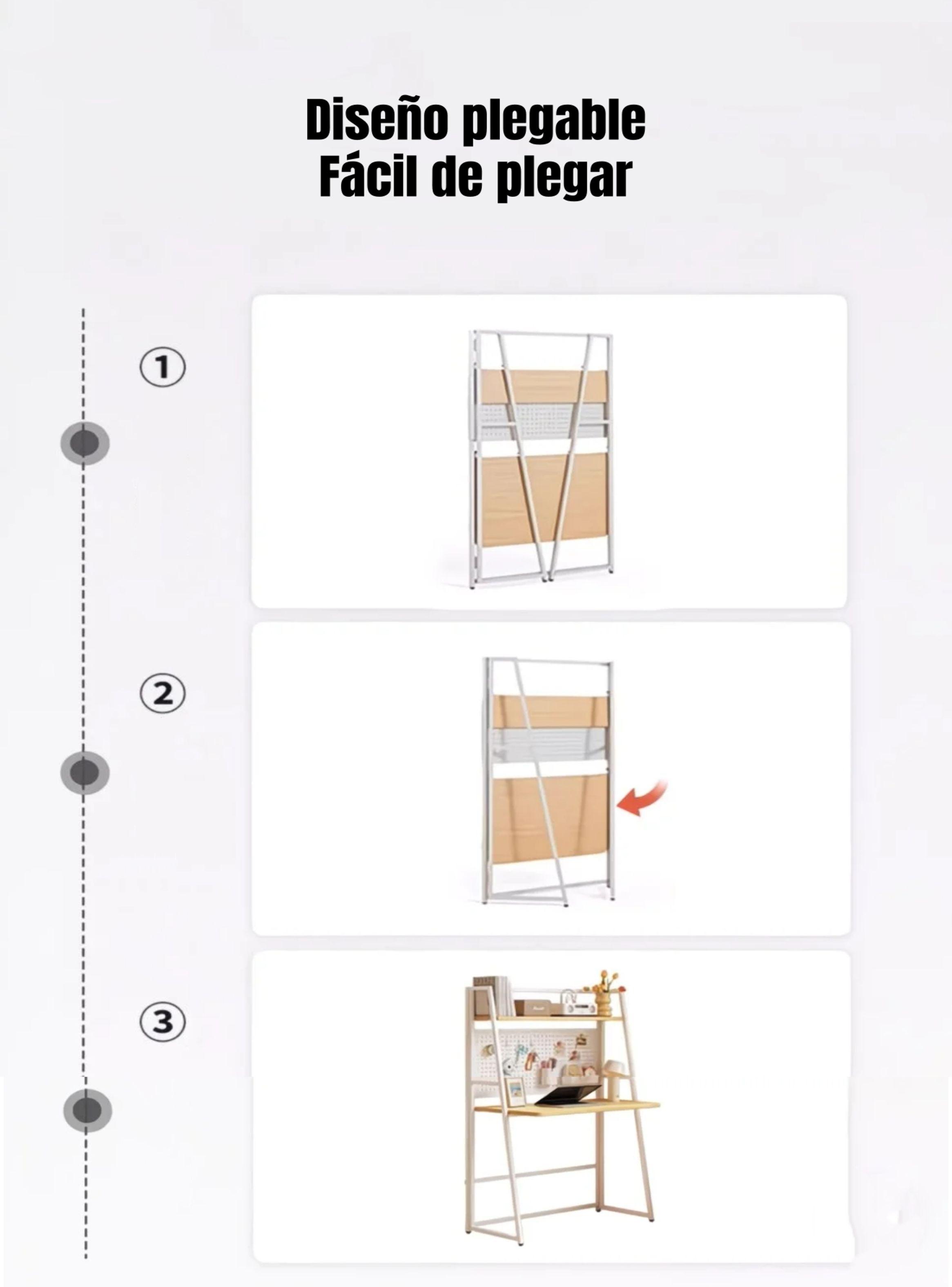 Escritorio Mesa Plegable Multifuncional 100cm Corsa-3