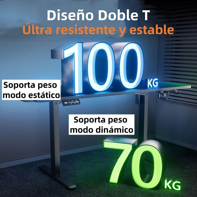 Escritorio Eléctrico Regulable Warrior 140cm LuBabycas-6