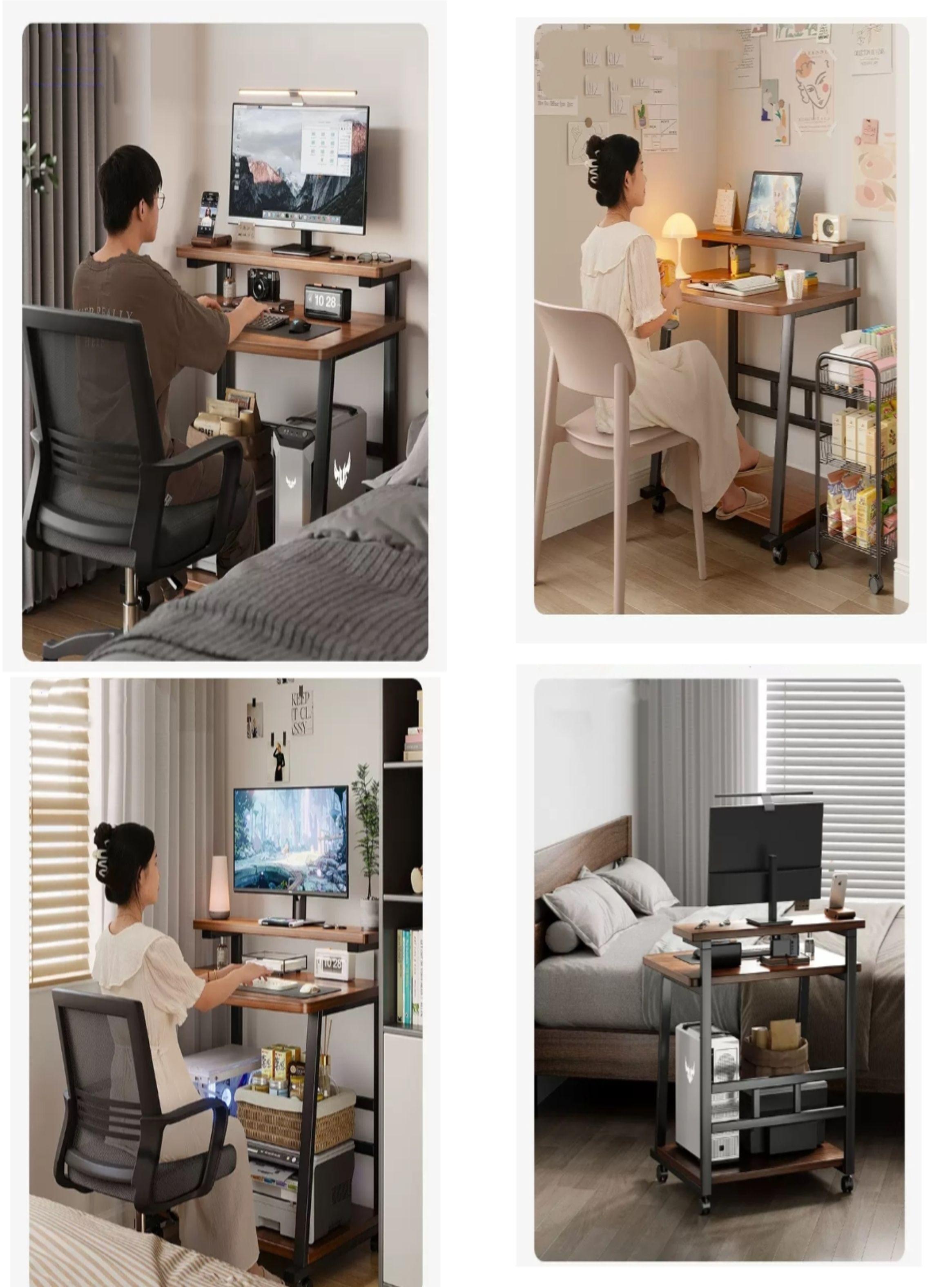 Escritorio Móvil Compacto Con Repisa 80x58x82cm Express-3