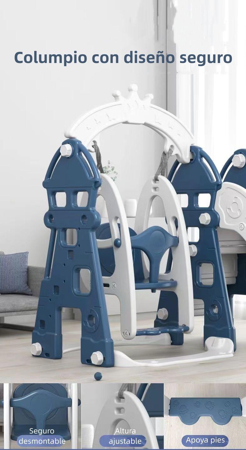 Resbalin Columpio 5 En 1 Con Accesorios Azul Lubabycas-5