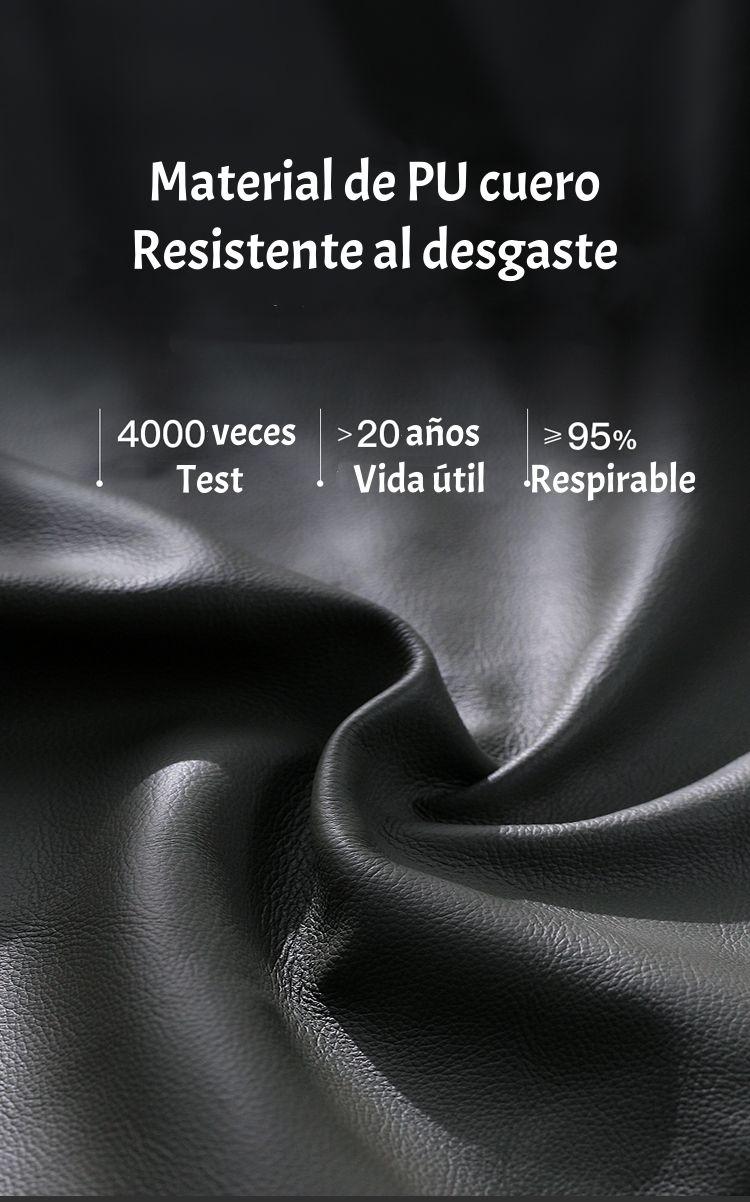Pack 2 Sillas Piso Bar Negra Altura Regulable Ecocuero YC069-4
