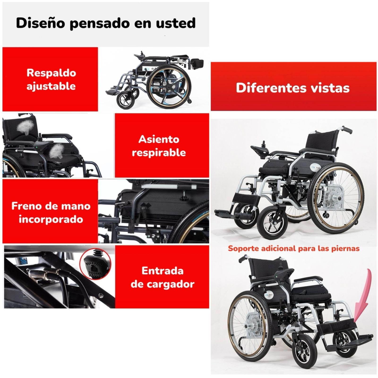 Silla De Ruedas Eléctrica Plegable Movix By LuBabycas-4