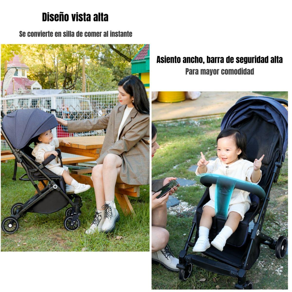 Coche De Paseo Maleta Compacto 0-3 Años Tour Rosa LuBabycas-2