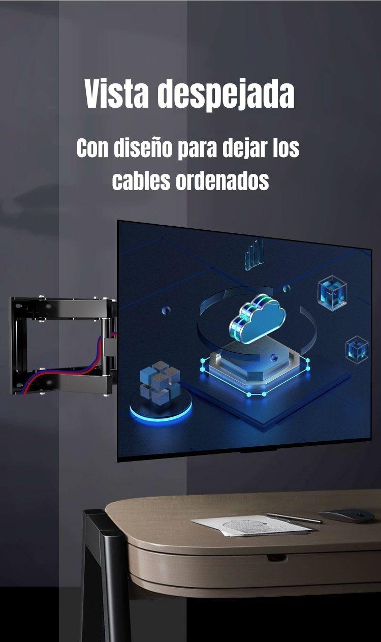Soporte TV Ajustable Doble Brazo 40'' A 75'' By LuBabycas-4