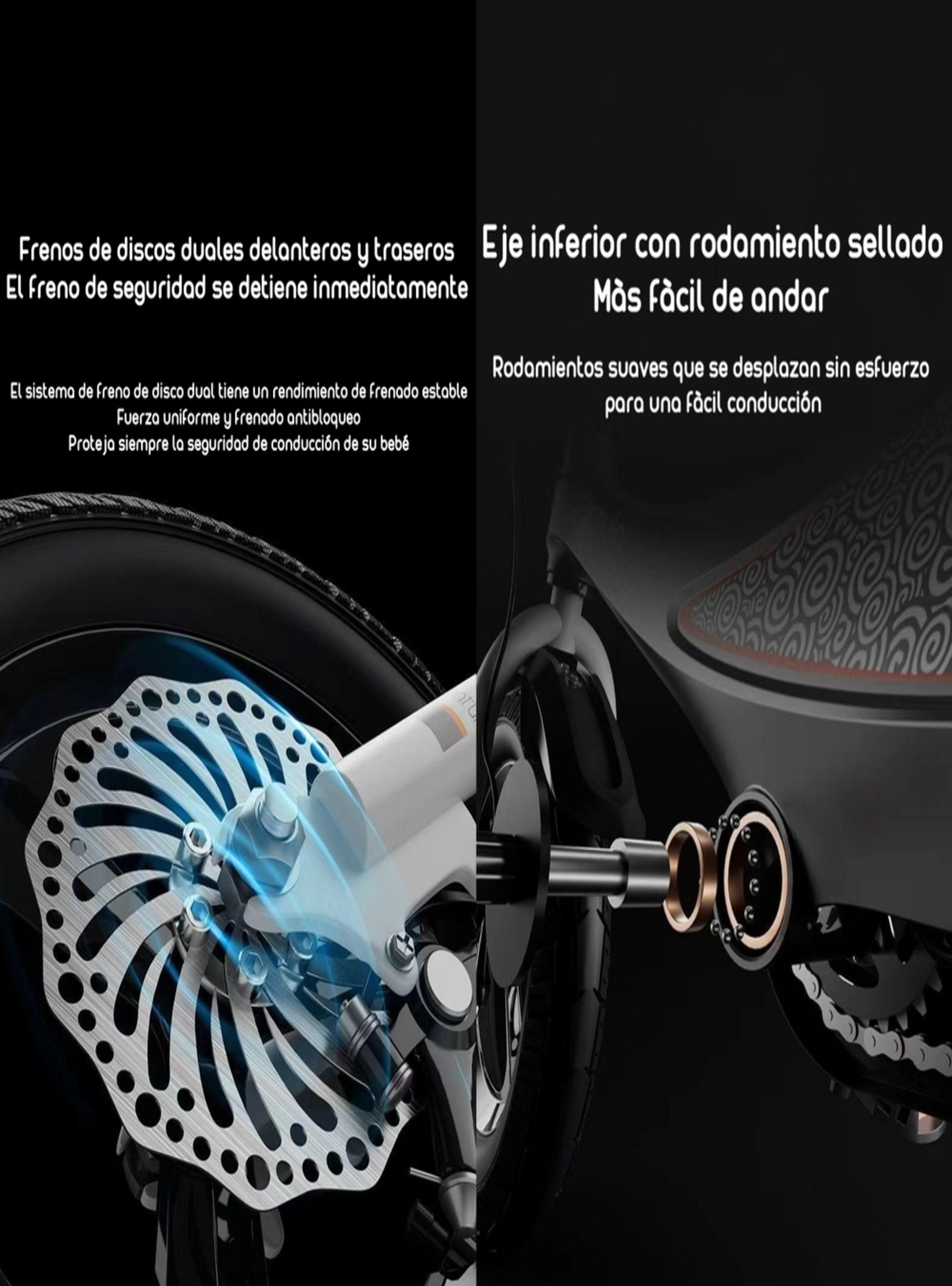 Bicicleta Infantil 4-7 Años Niño Aro 14 Lubabycas Gris-3