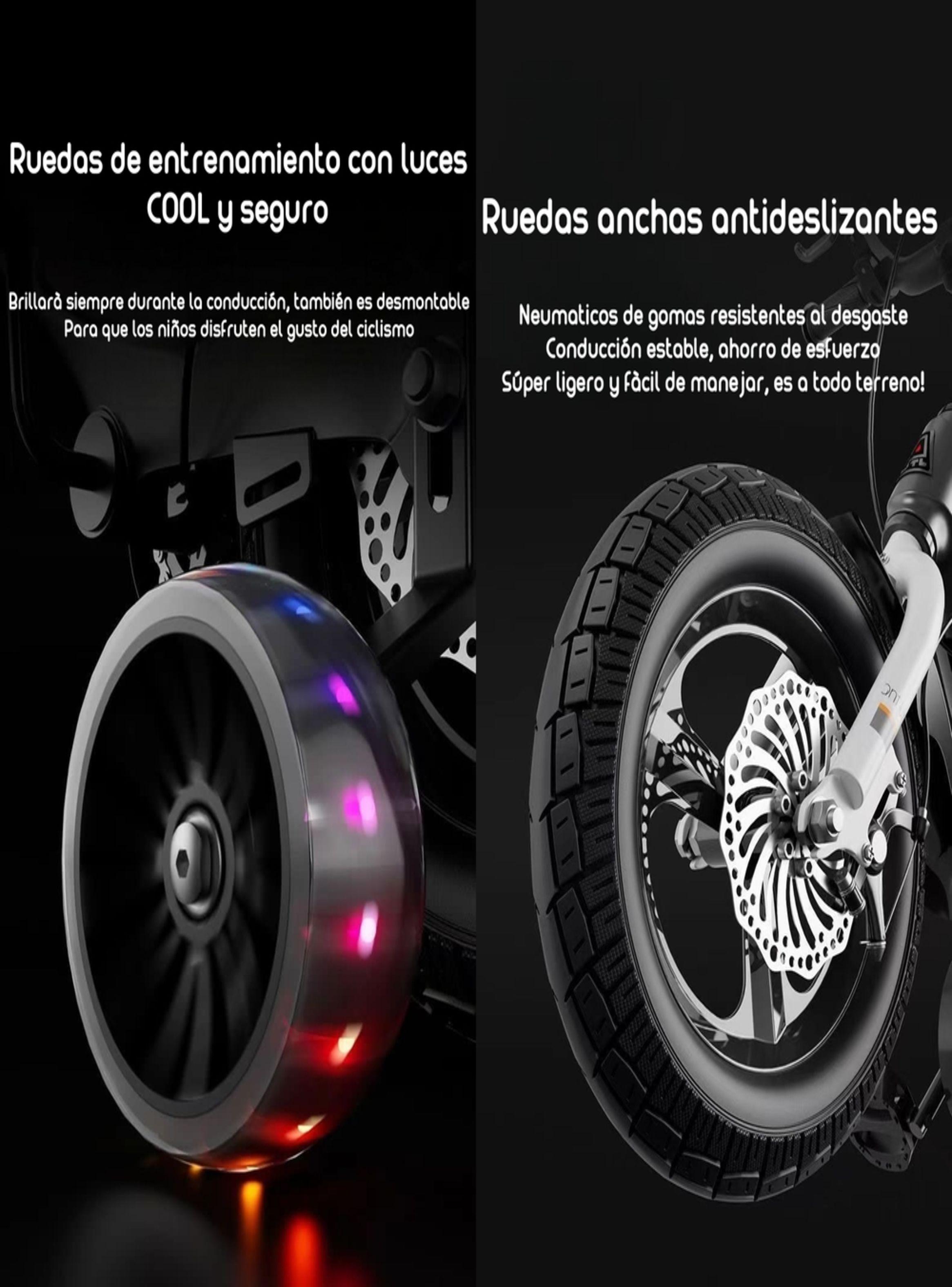 Bicicleta Infantil 4-7 Años Niño Aro 14 Lubabycas Gris-5