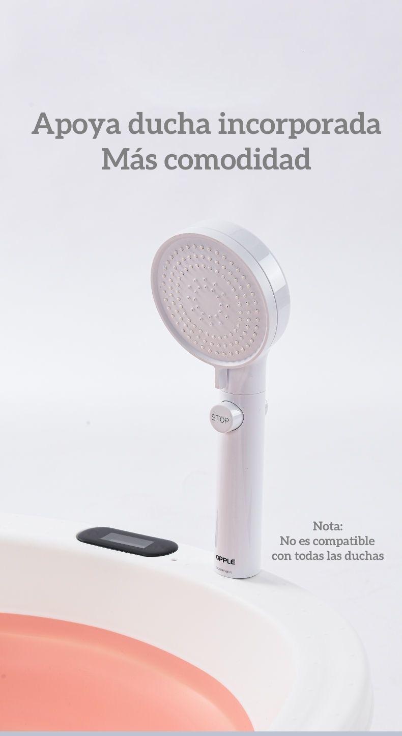Bañera Plegable Con Cojín Y Más Accesorios Rosada Lubabycas-4