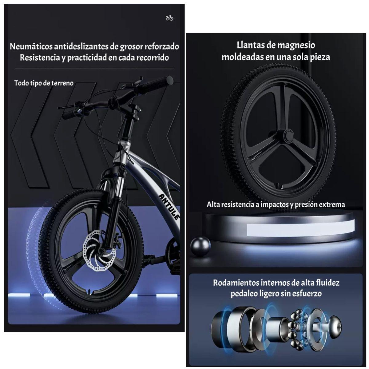 Bicicleta Infantil 7-10 Años Aro 20 City LuBabycas-5