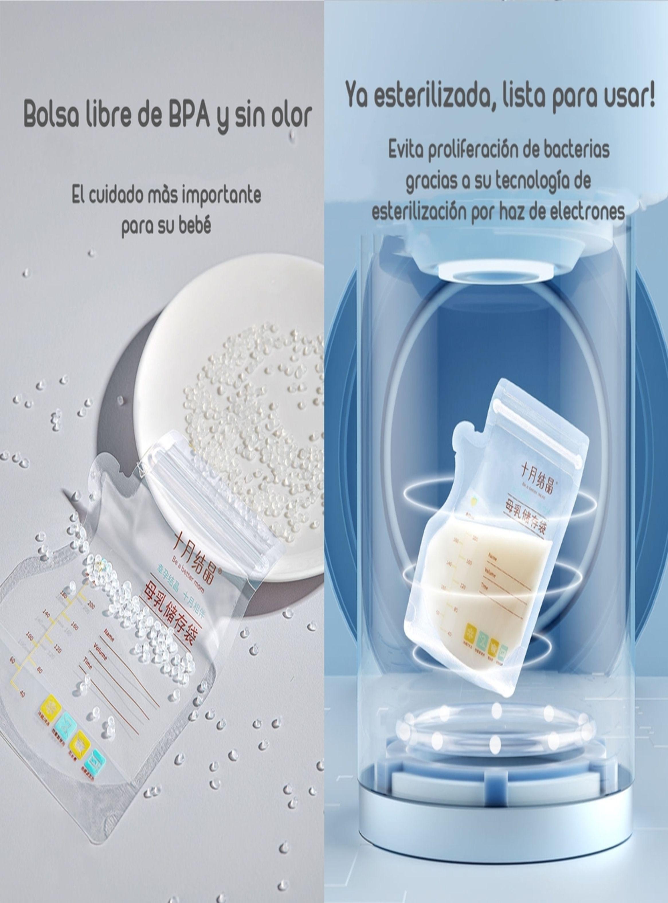 Bolsa Para Leche Maternal 72 Unidades Y 1 Plumón Lubabycas-3