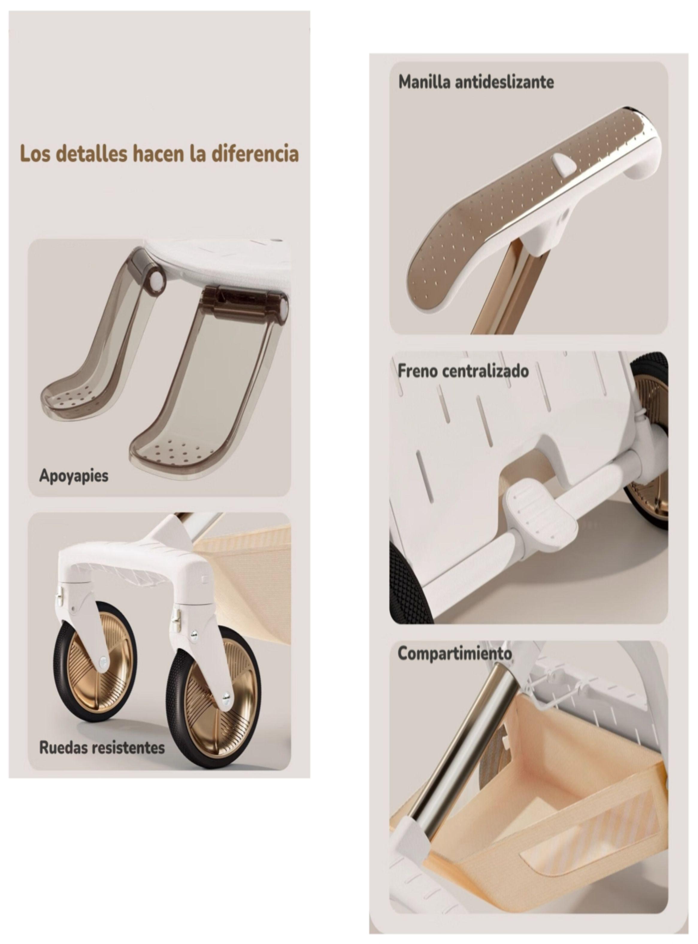 Coche De Paseo 360° Magic Box F5 Blanco LuBabycas-7