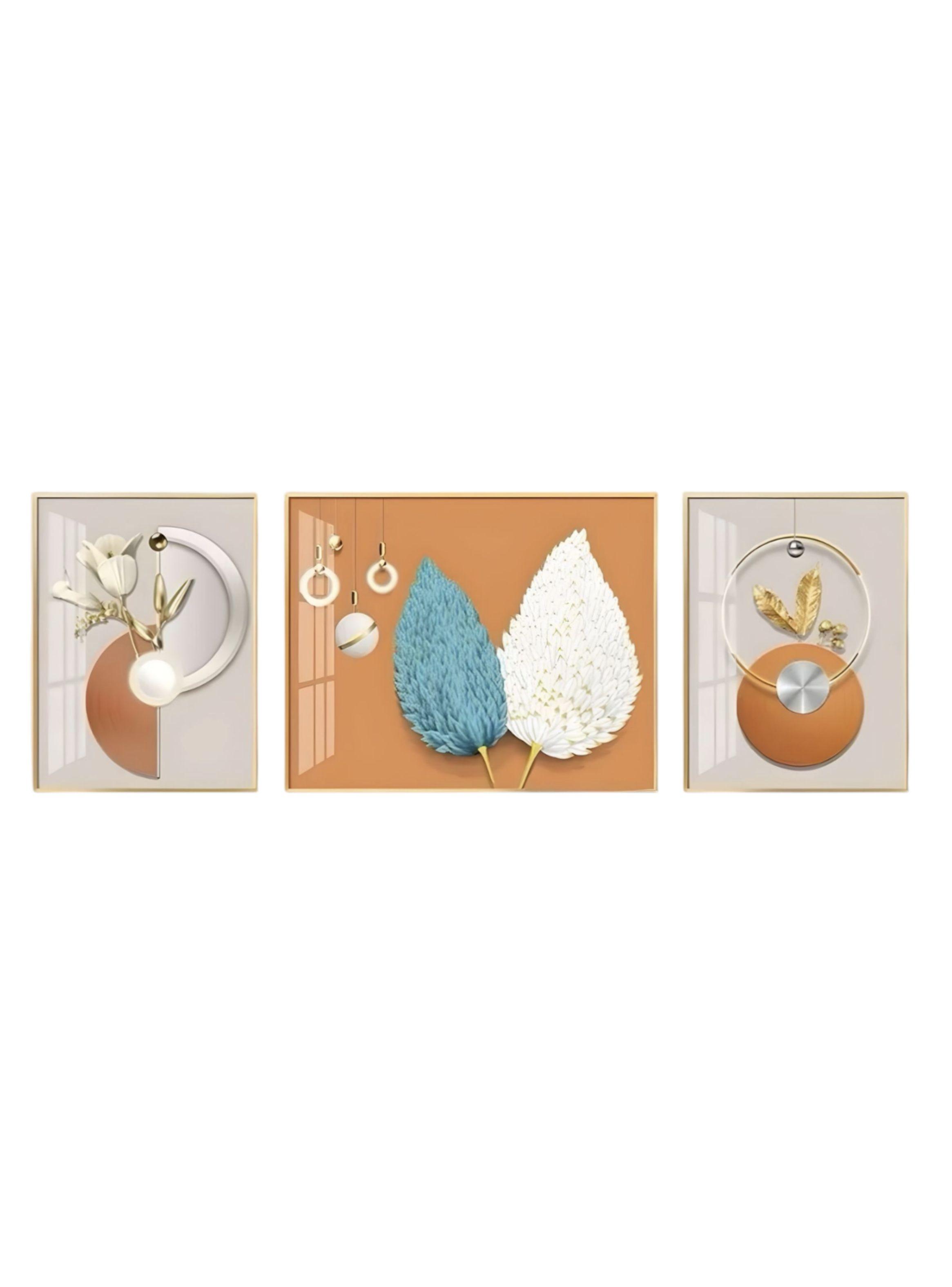 Set De 3 Cuadros Decorativos Marcos Aluminio By LuBabycas-0