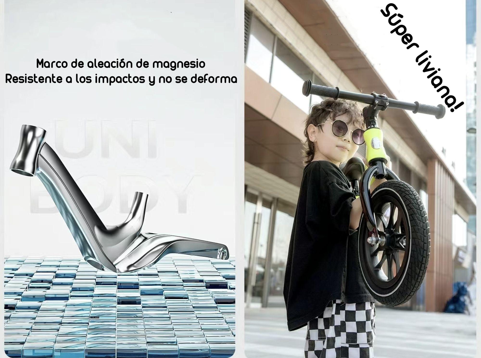 Bicicleta De Equilibrio Aprendizaje 2-8años Lubabycas Blanca-3