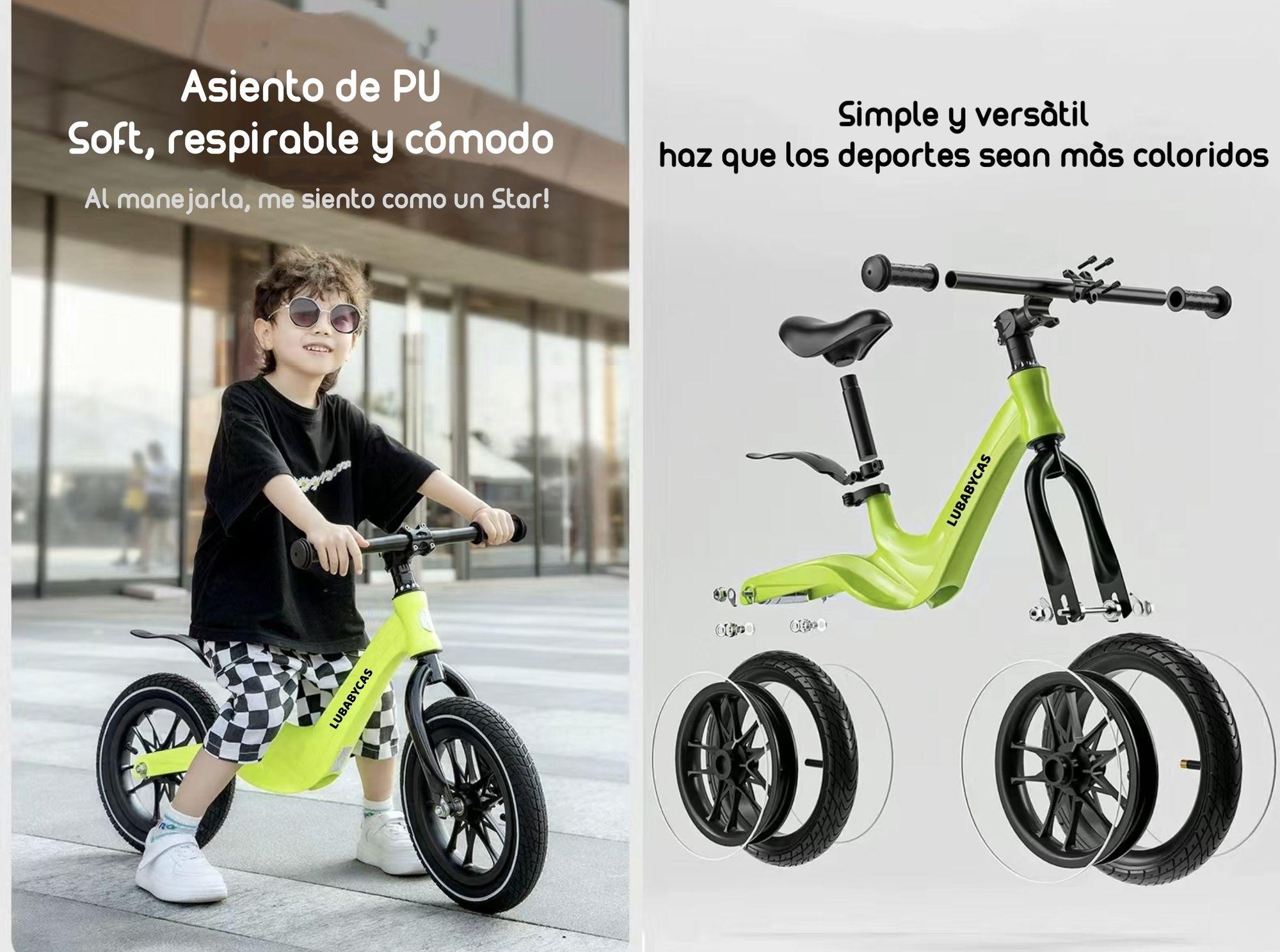Bicicleta De Equilibrio Aprendizaje 2-8años Lubabycas Blanca-6