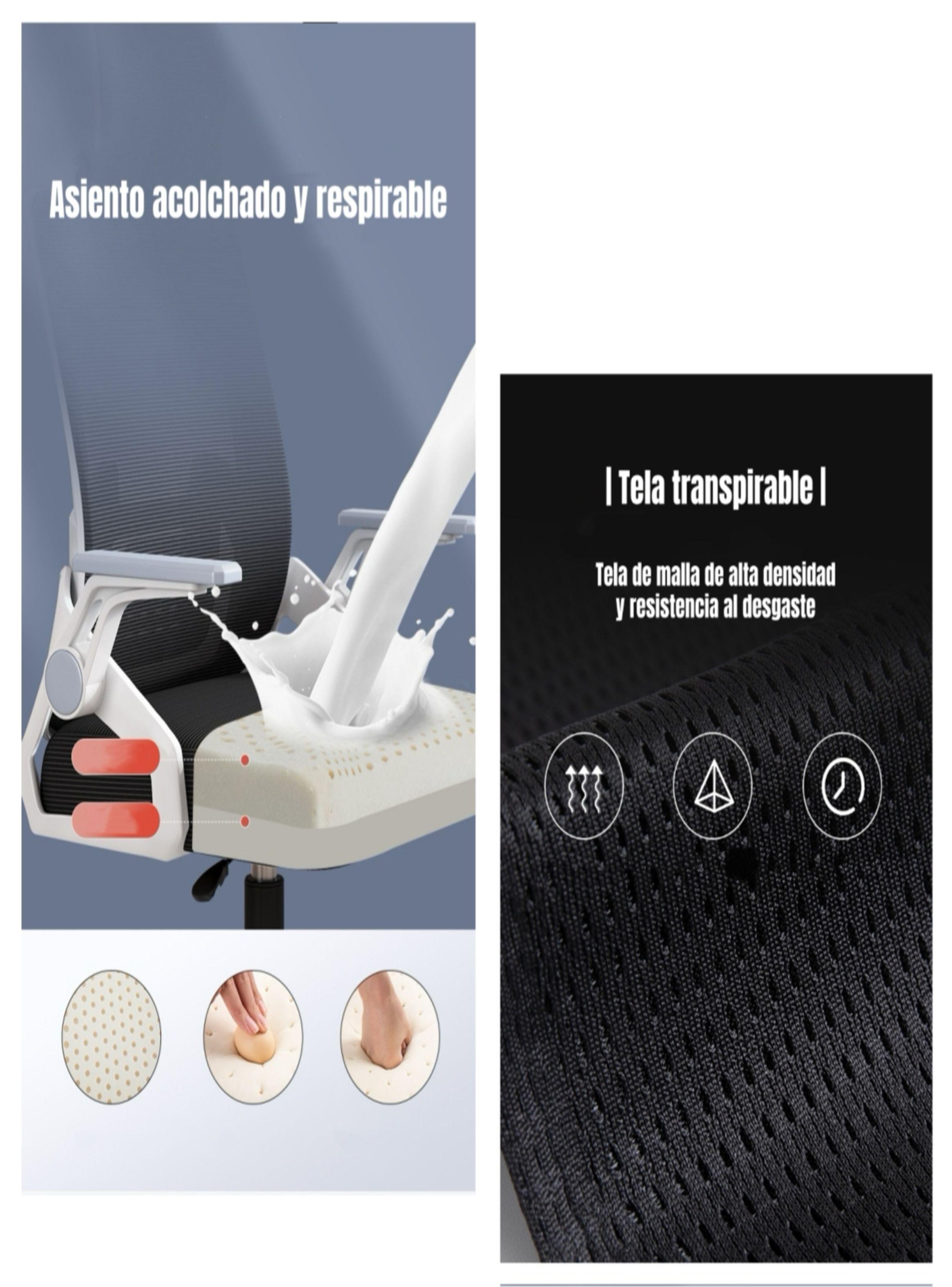 Silla De Escritorio Con Apoyacabeza Grand Negra-5