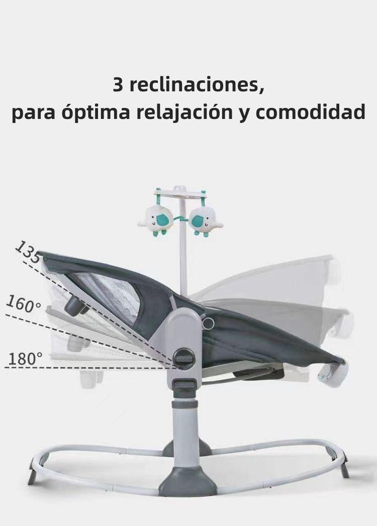 Cuna Moisés Y Columpio Con Vibración 2 En 1 Lubabycas Morada-3