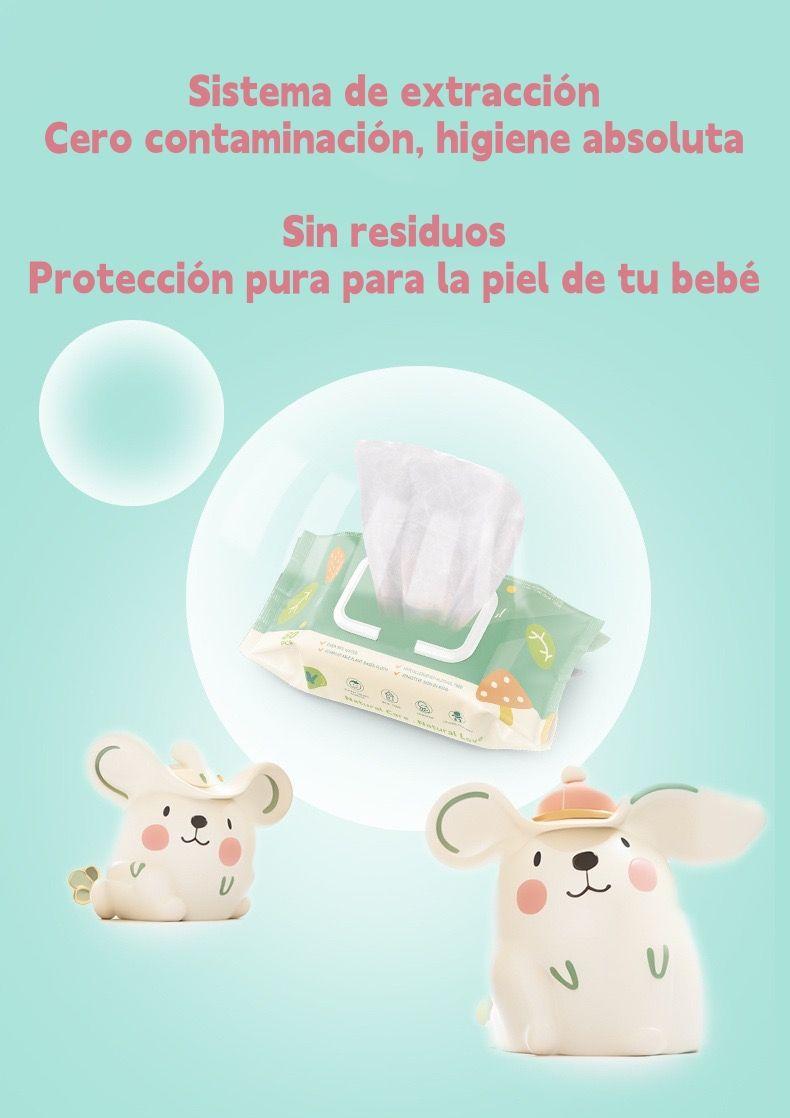 Toallitas Húmedas Con Tapa Pack 6x80 Unidades LuBabycas-2