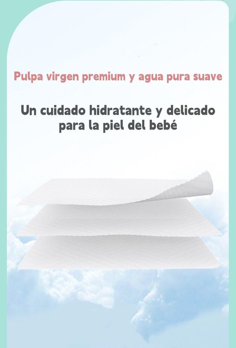 Toallitas Húmedas Con Tapa Pack 6x80 Unidades LuBabycas-5