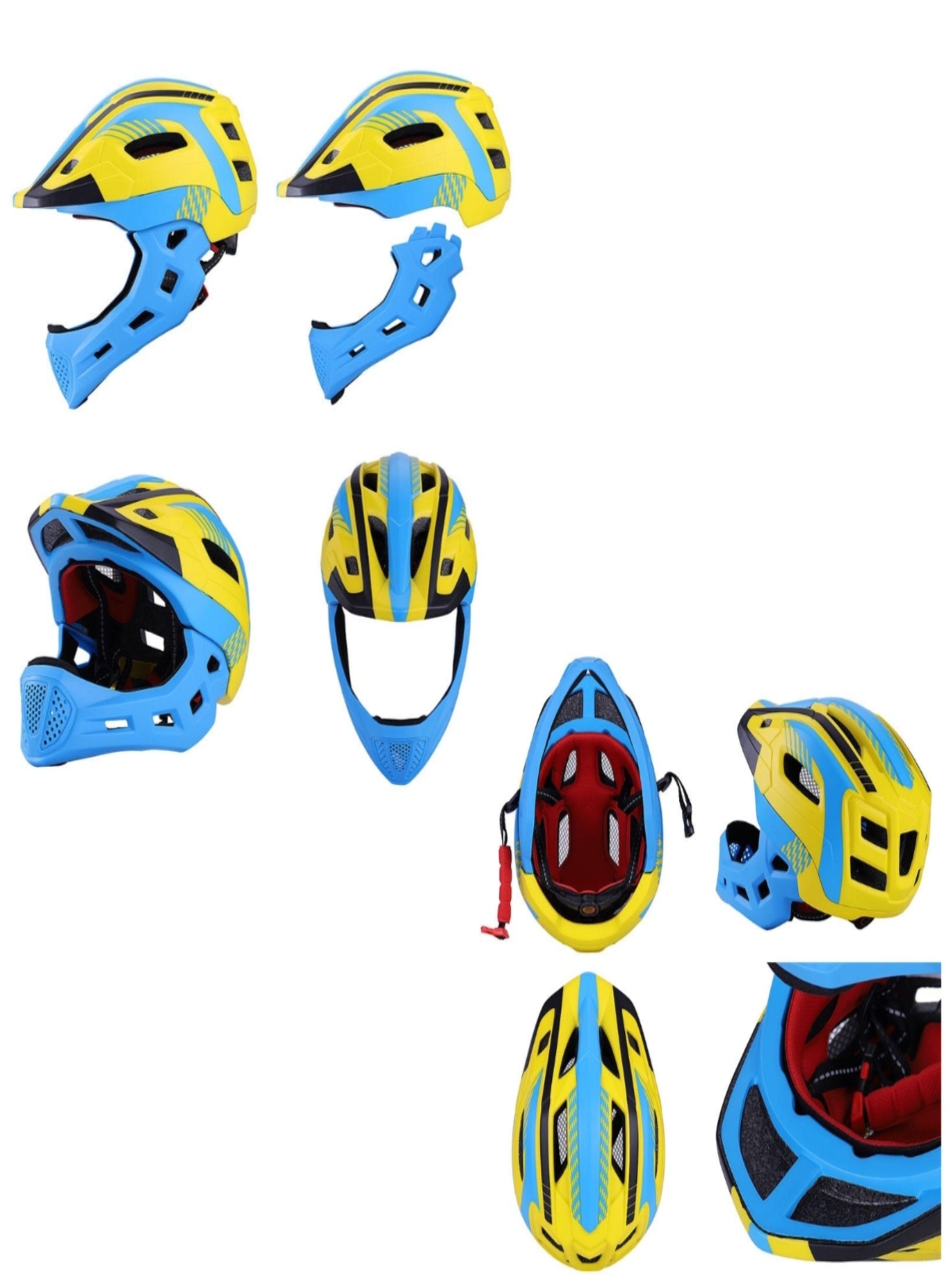Casco Integral Infantil Bici 2 En 1 Con Luz Neue LuBabycas-3