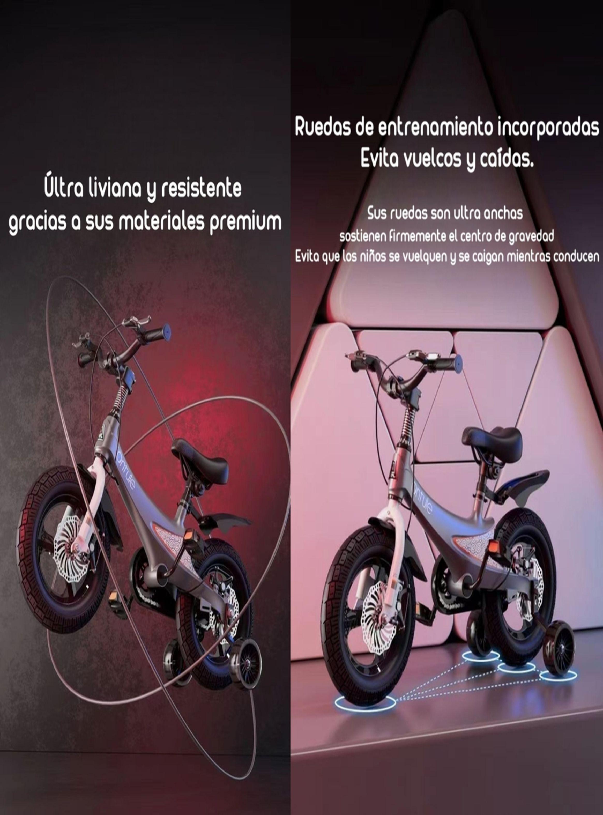 Bicicleta Infantil 2-5 Años Niña Aro 12 Lubabycas Rosada-4