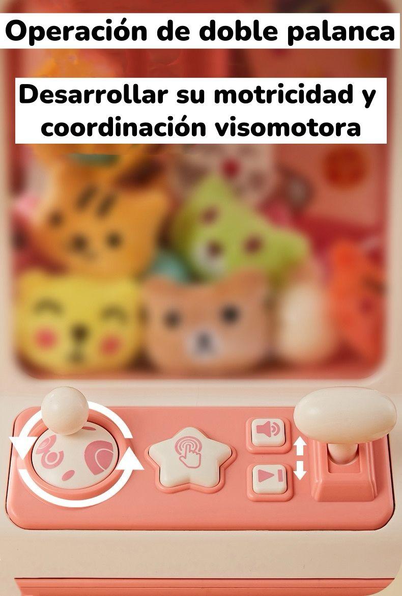Juego Mini Maquina De Peluches Niños Rosada By LuBabycas-3