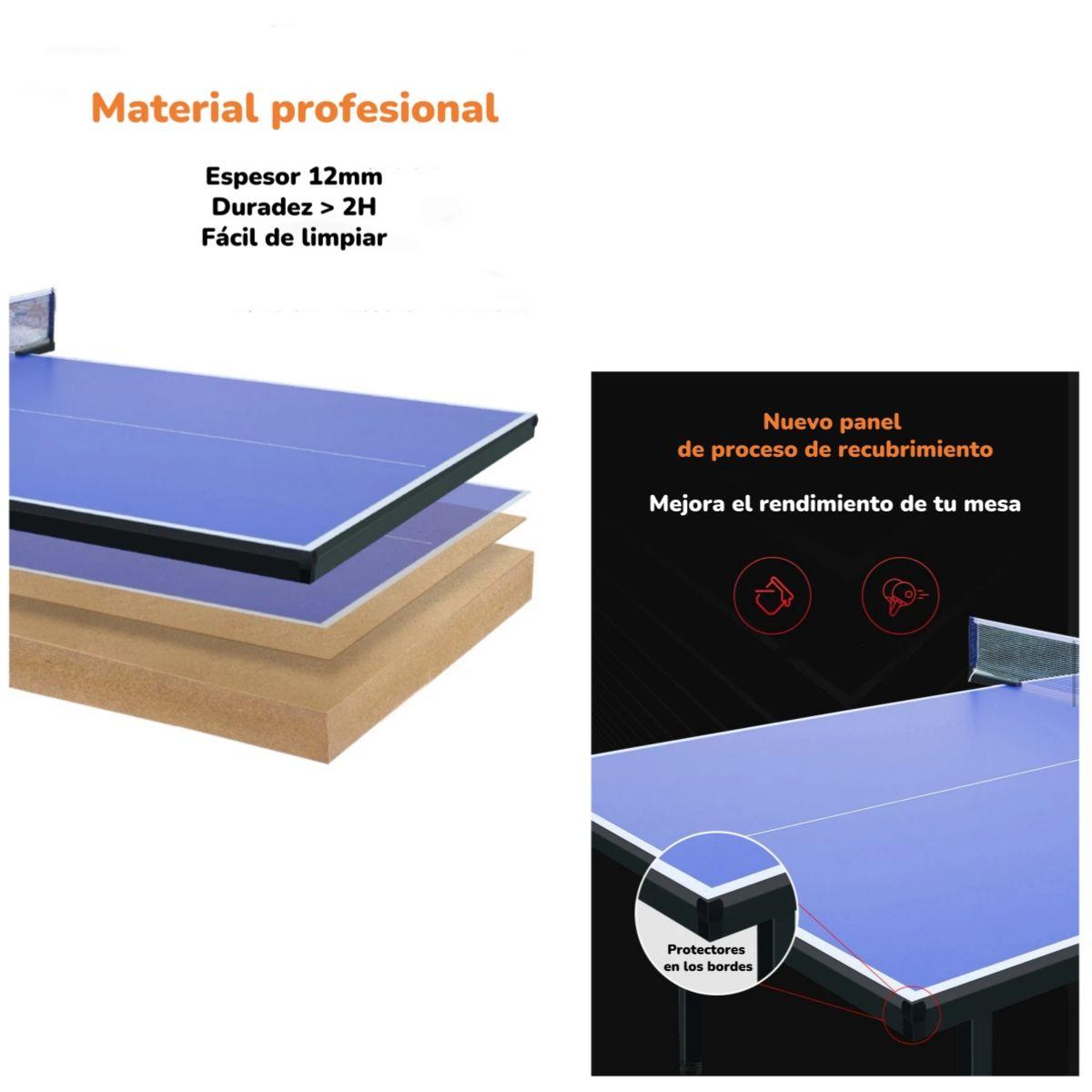 Mesa De Ping Pong Profesional Plegable 274CM By LuBabycas-2