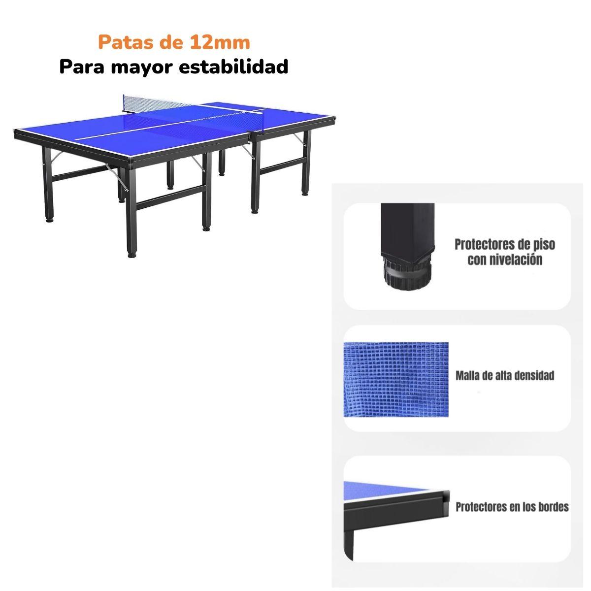 Mesa De Ping Pong Profesional Plegable 274CM By LuBabycas-4