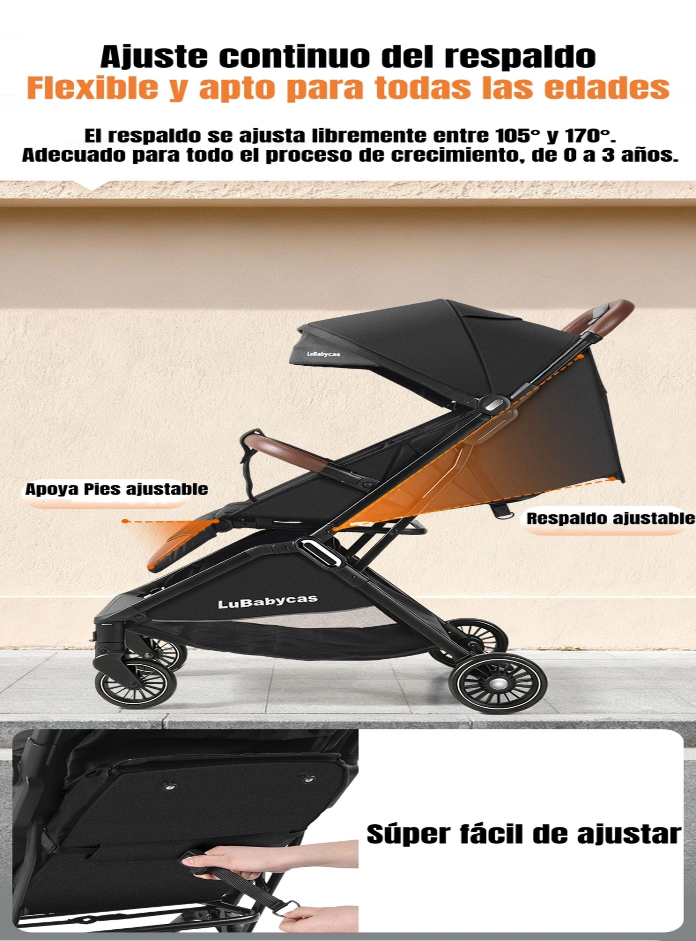 Coche De Paseo LuBabycas Elegante De Aluminio 0-3 Años Find-6