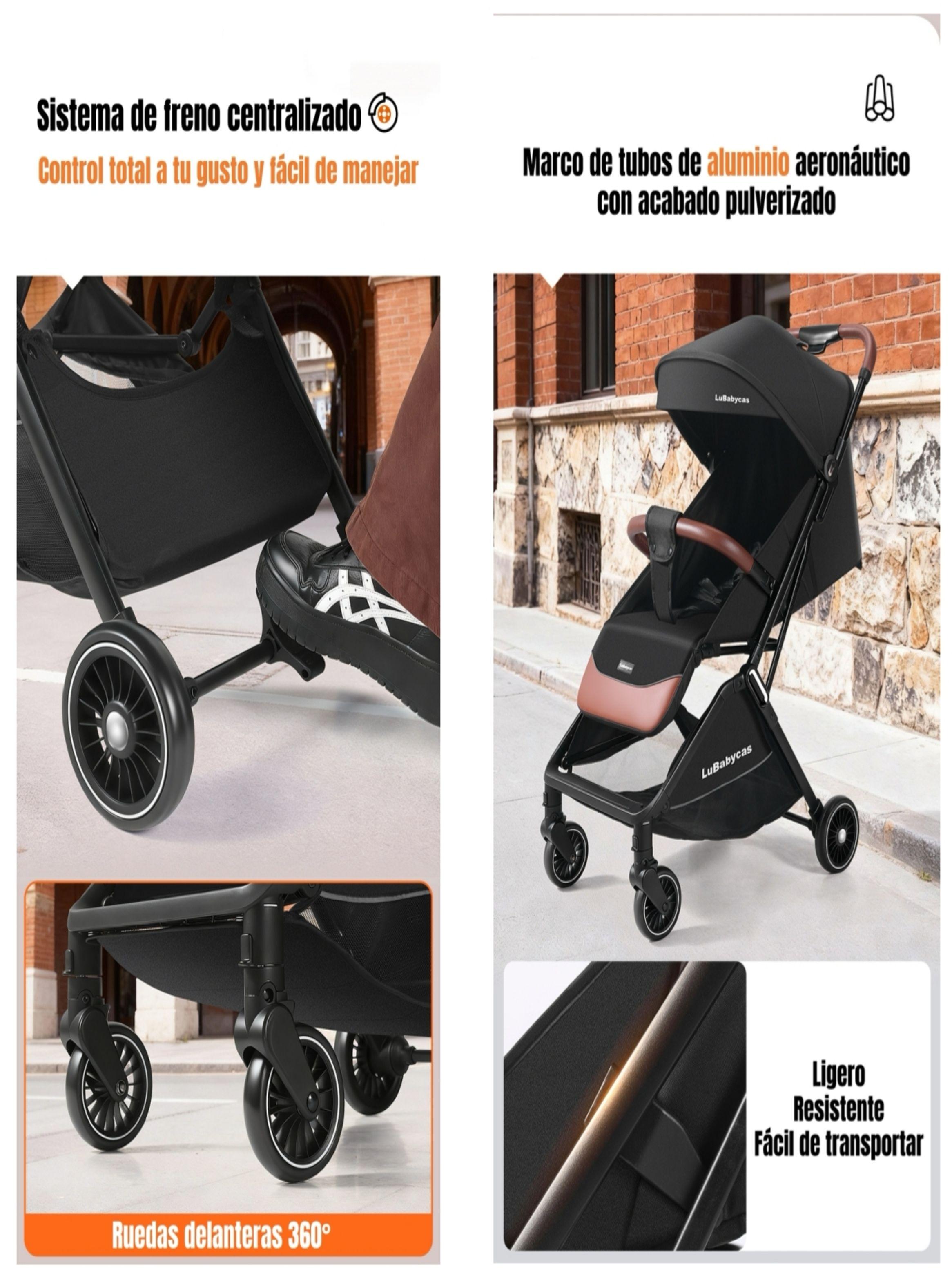 Coche De Paseo LuBabycas Elegante De Aluminio 0-3 Años Find-7