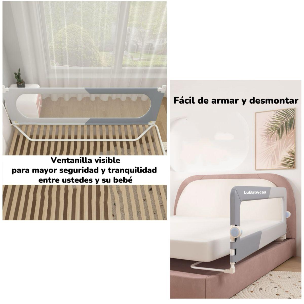 Pack 3 Barandas De Cama Plegable Cama King LuBabycas-6