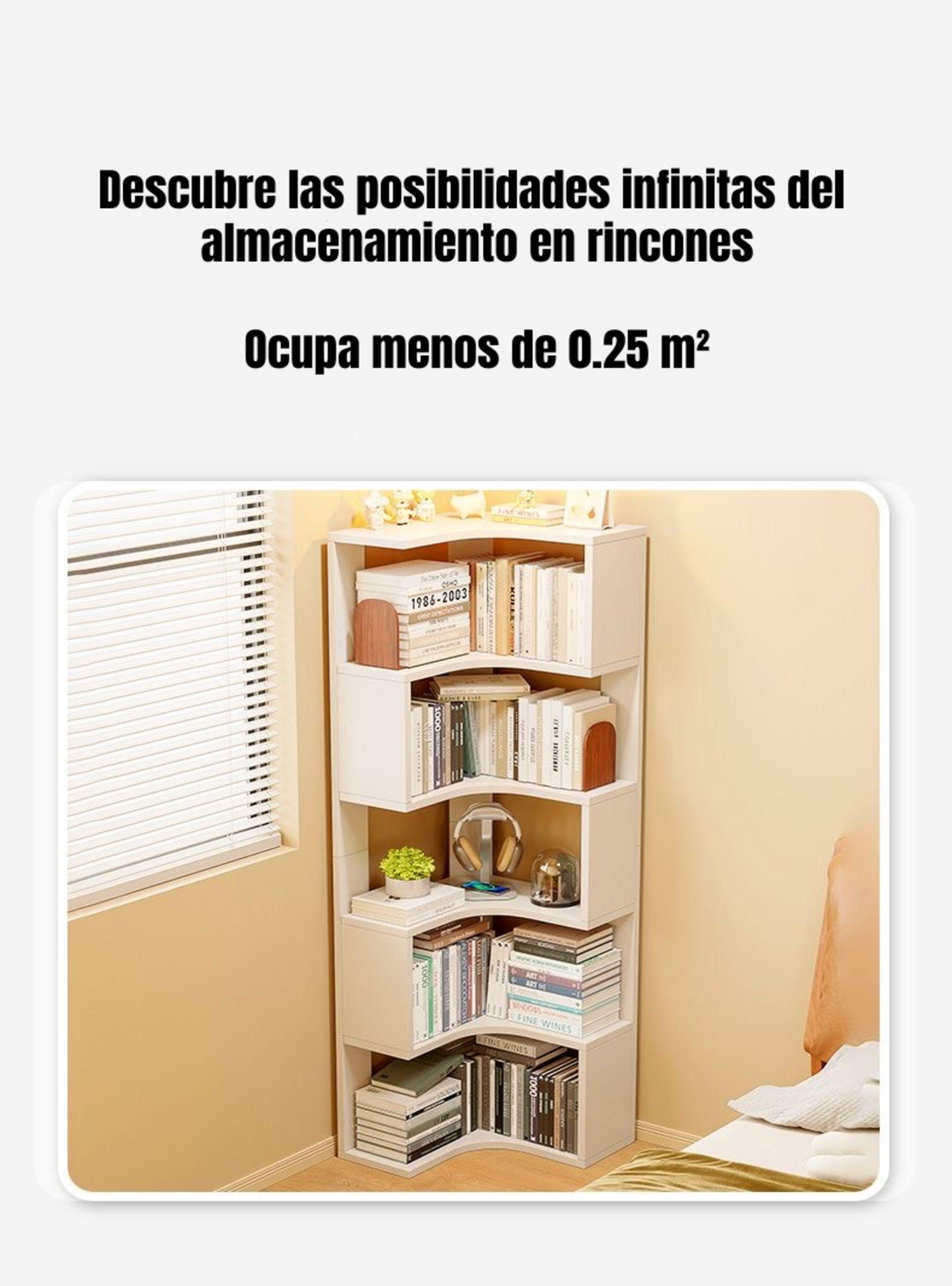 Biblioteca Librero Estantería Blanco 5 Niveles 170cm Ranger-3