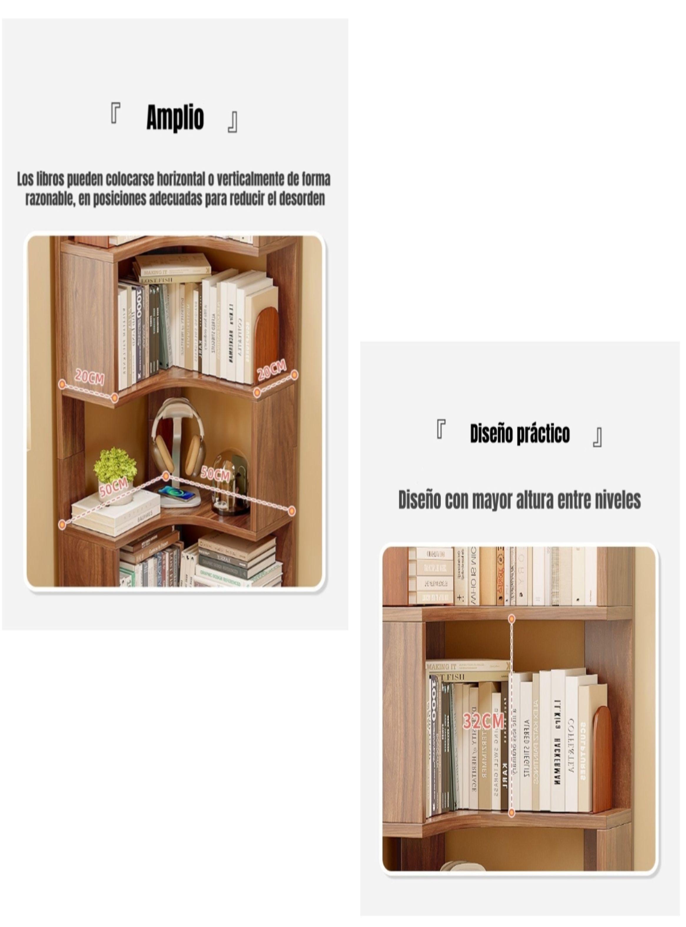 Biblioteca Librero Estantería Blanco 5 Niveles 170cm Ranger-5