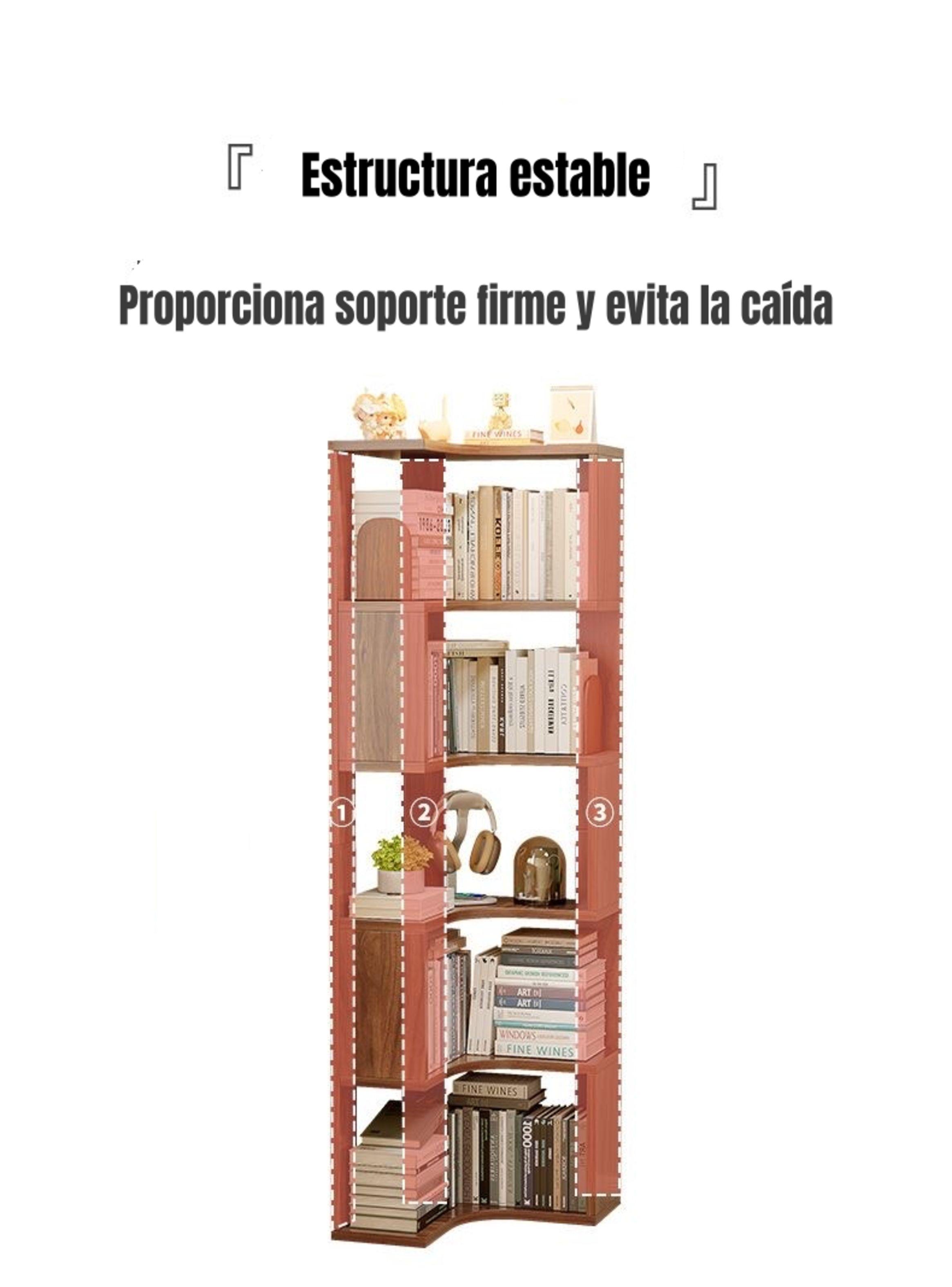 Biblioteca Librero Estantería Blanco 5 Niveles 170cm Ranger-7