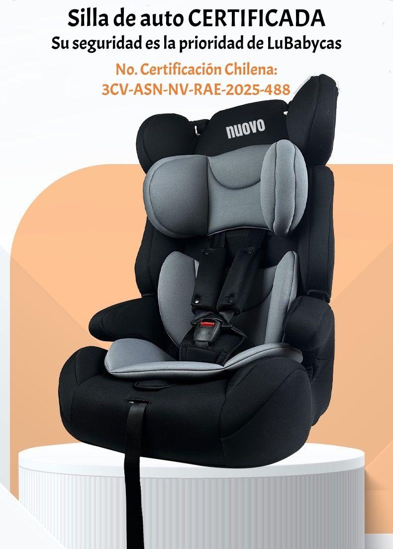 Silla De Auto Butaca 9-36KG 12 Años Gris RA-E LuBabycas-2