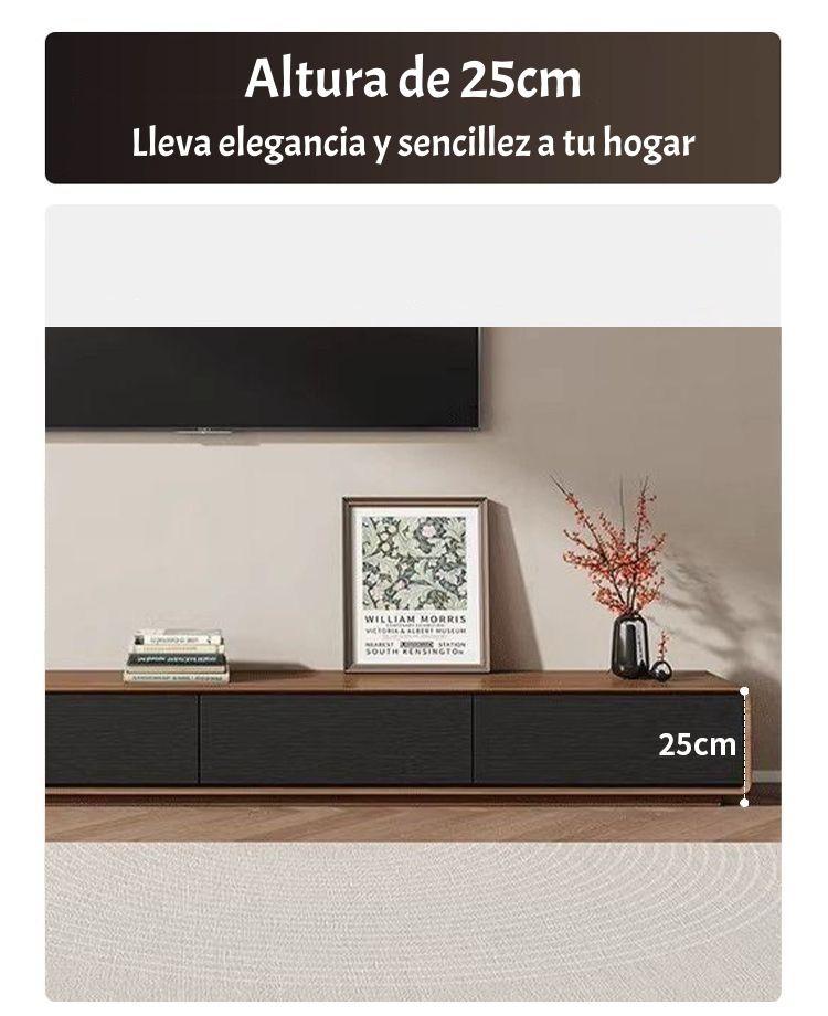 Mueble De TV Rack Madera Viene Armado 200cm Angol-3