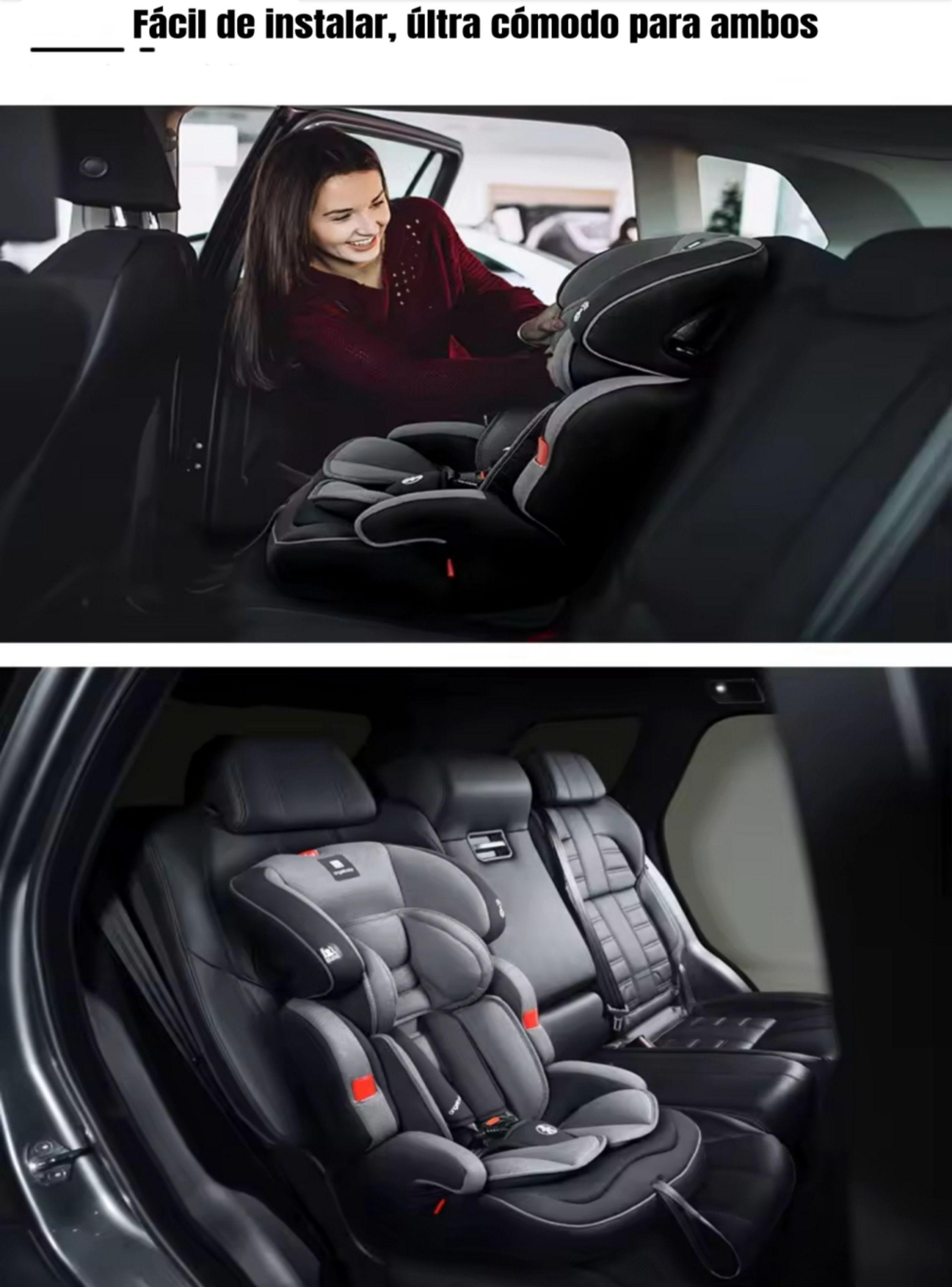 Silla De Auto Butaca 9-36KG 12 Años Gris WE05 LuBabycas-5