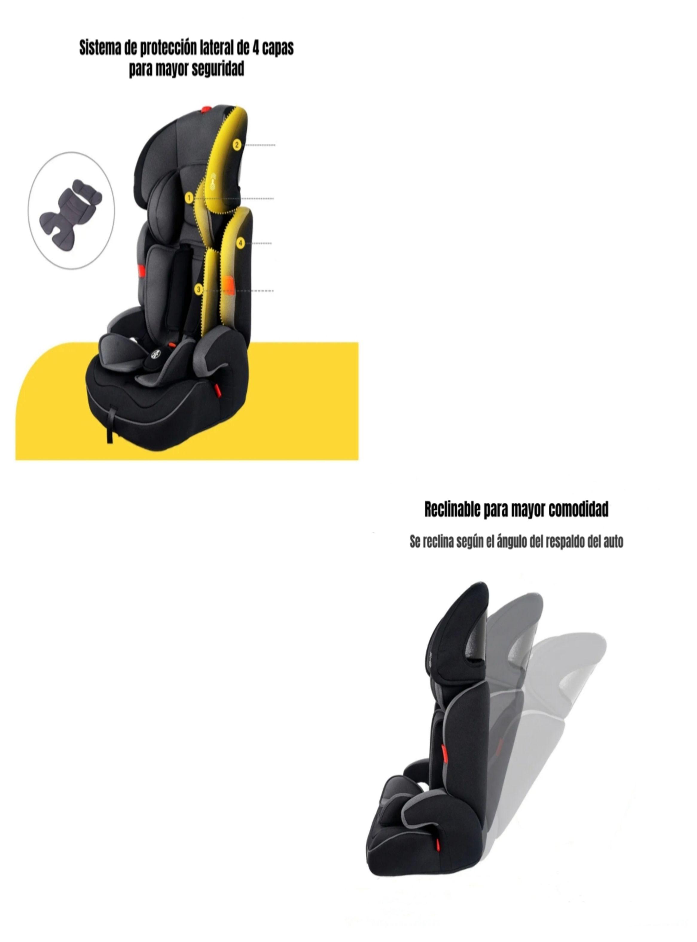 Silla De Auto Butaca 9-36KG 12 Años Gris WE05 LuBabycas-7