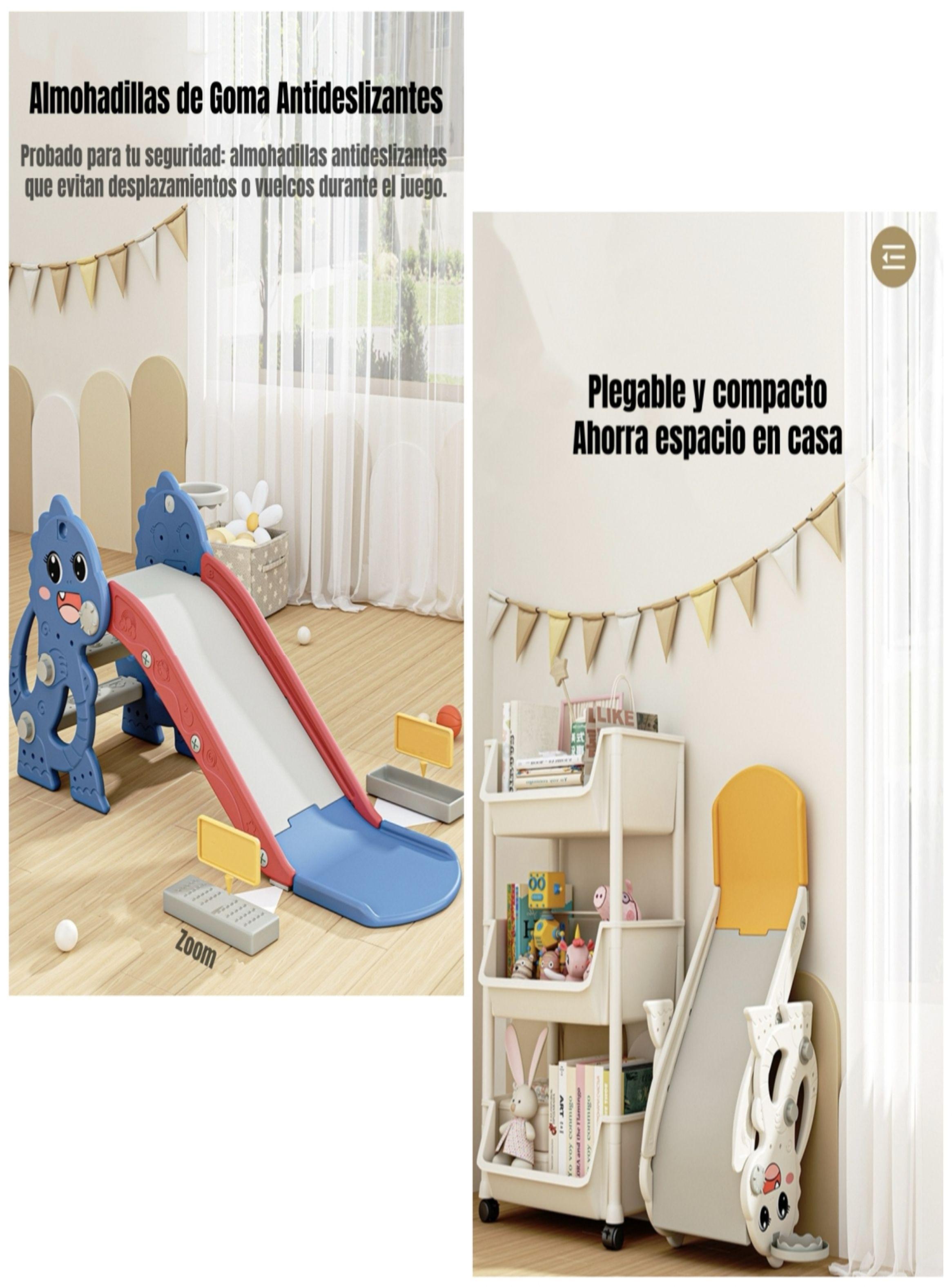 Resbalín Infantil LuBabycas Plegable 1-6 Años Azul Rojo-3