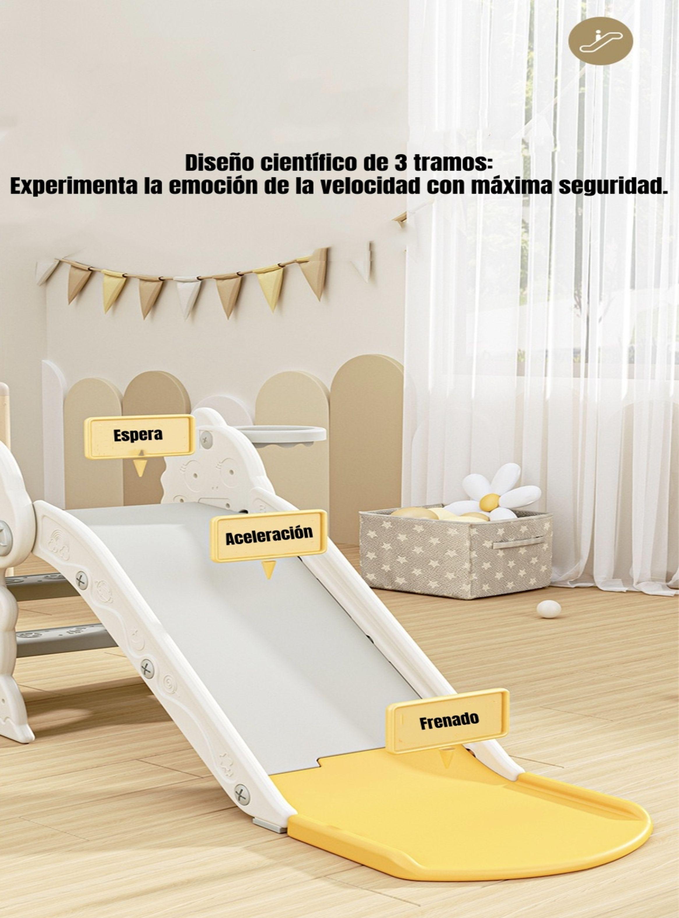 Resbalín Infantil LuBabycas Plegable 1-6 Años Azul Rojo-4