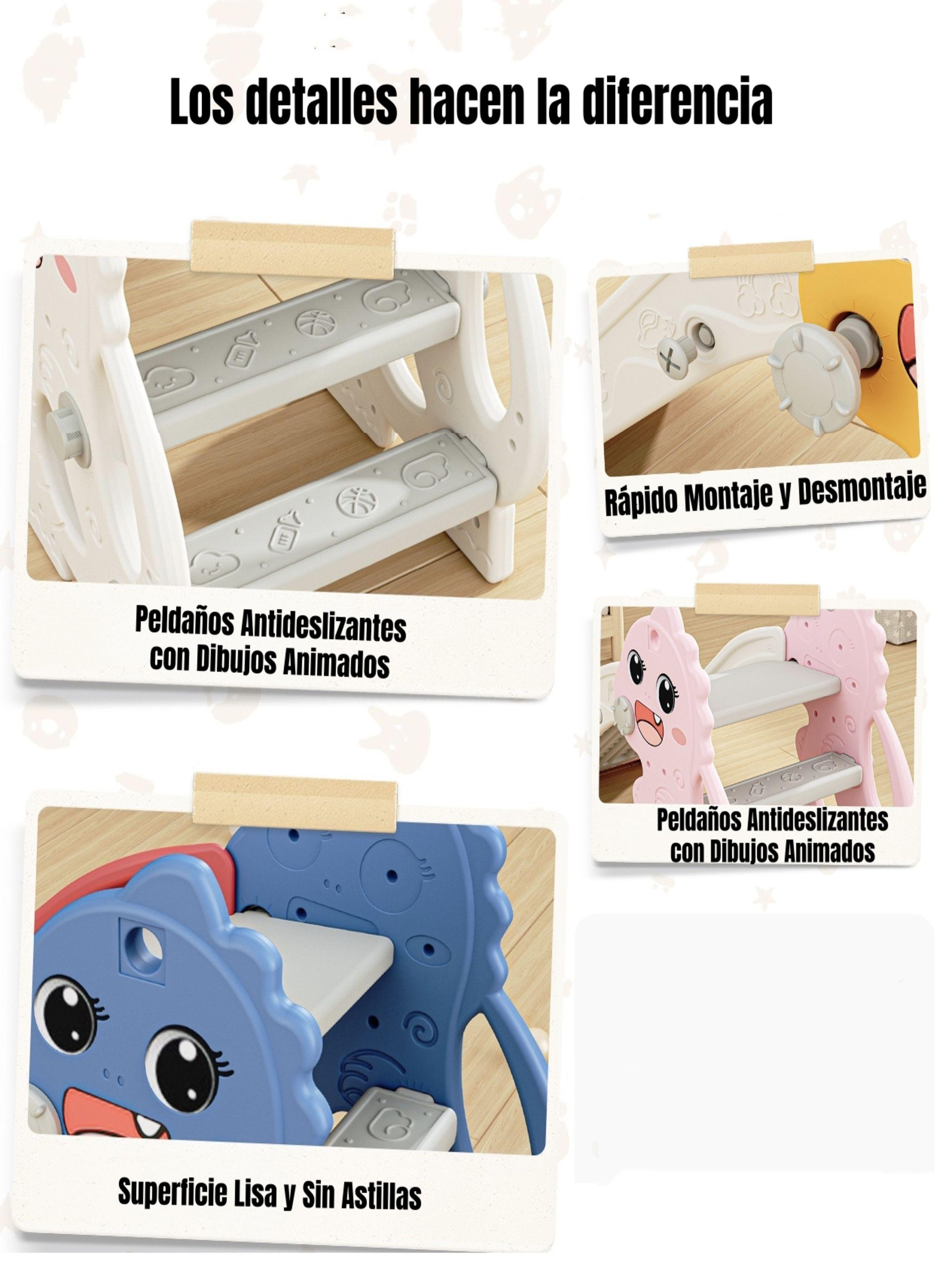 Resbalín Infantil LuBabycas Plegable 1-6 Años Azul Rojo-8