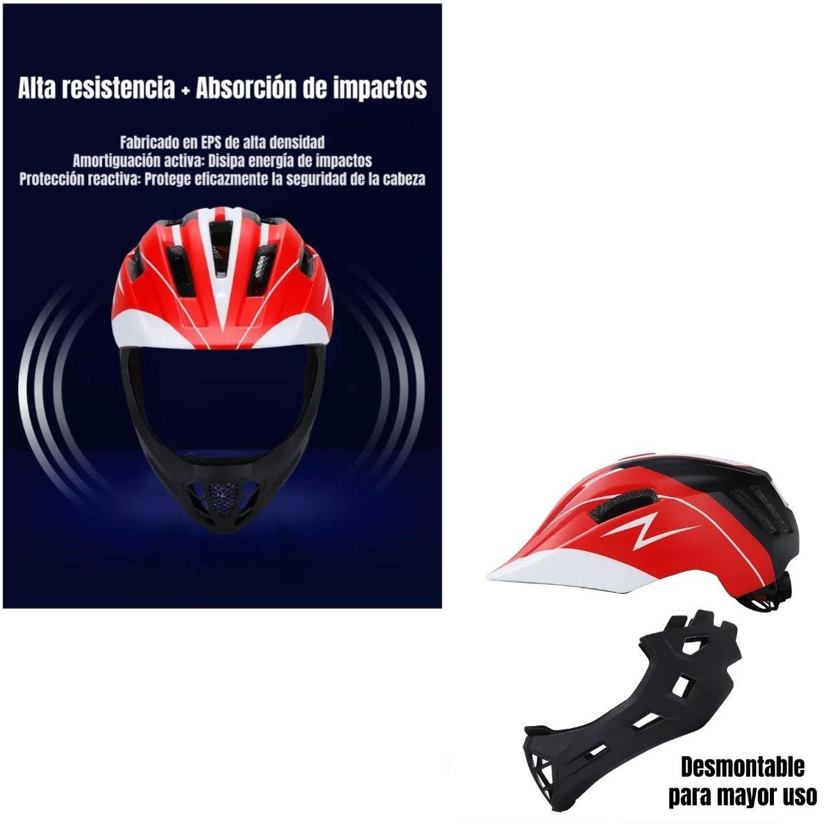 Casco Integral Infantil Bici 2 En 1 Slight Rosado LuBabycas-4